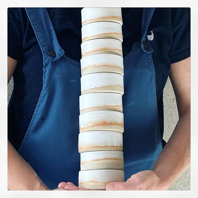 Stapeltje 🤪
#apero #wheelthrown #cuties #stoneware #tableware #gingerceramics