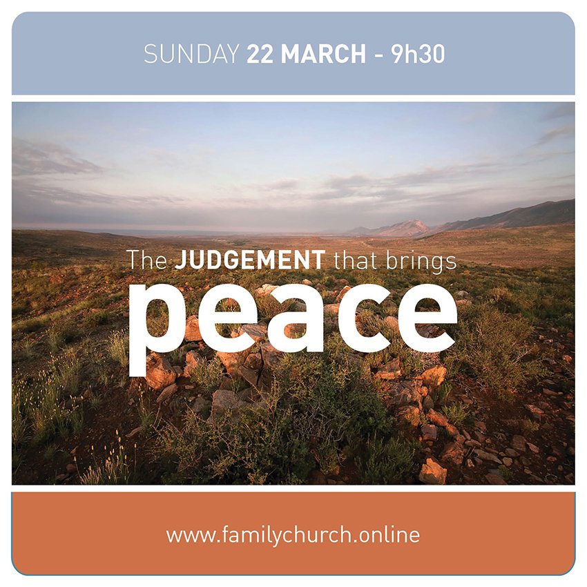 The judgement that brings us peace