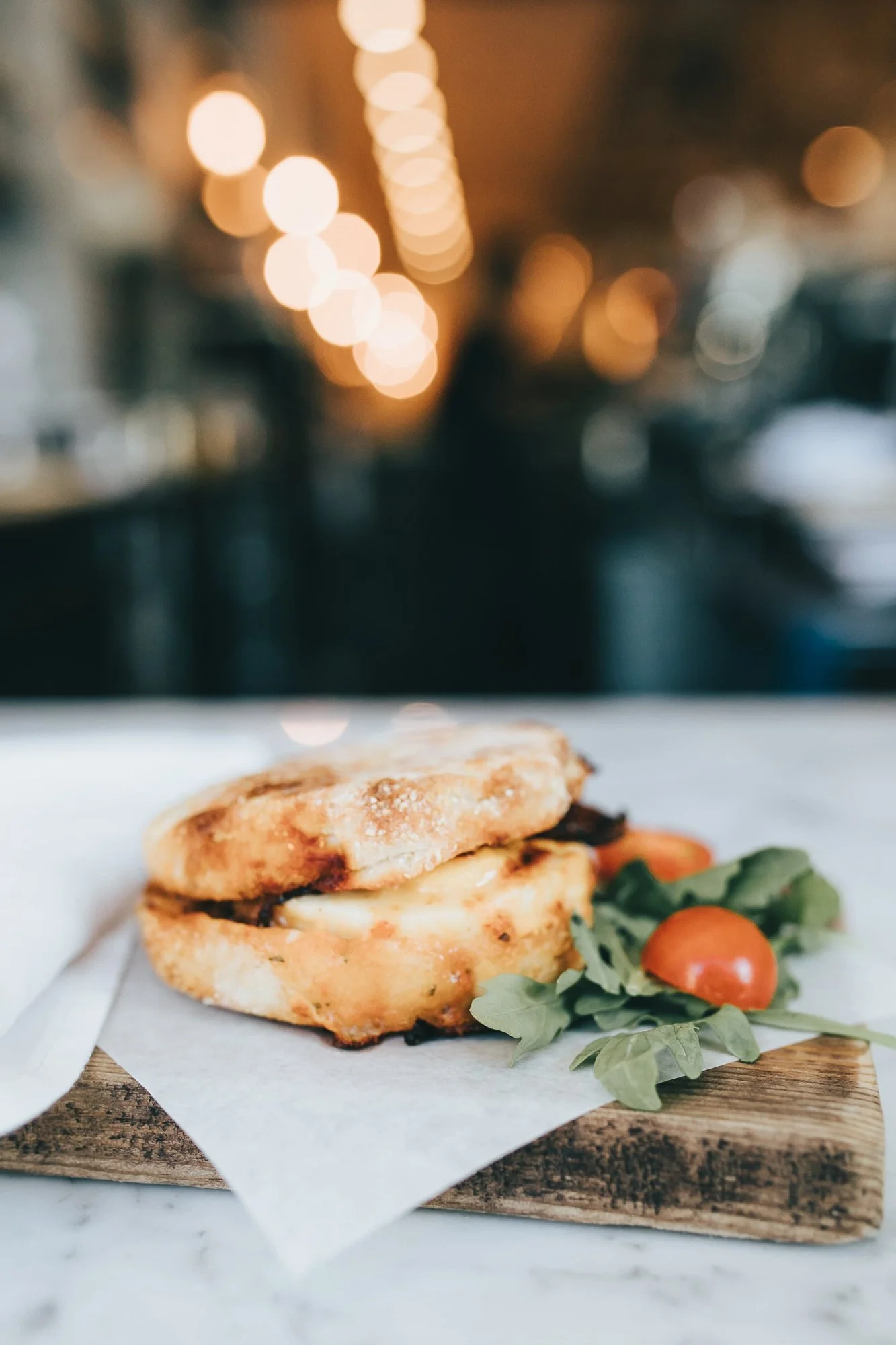 panini's and deli sandwiches at Distilled