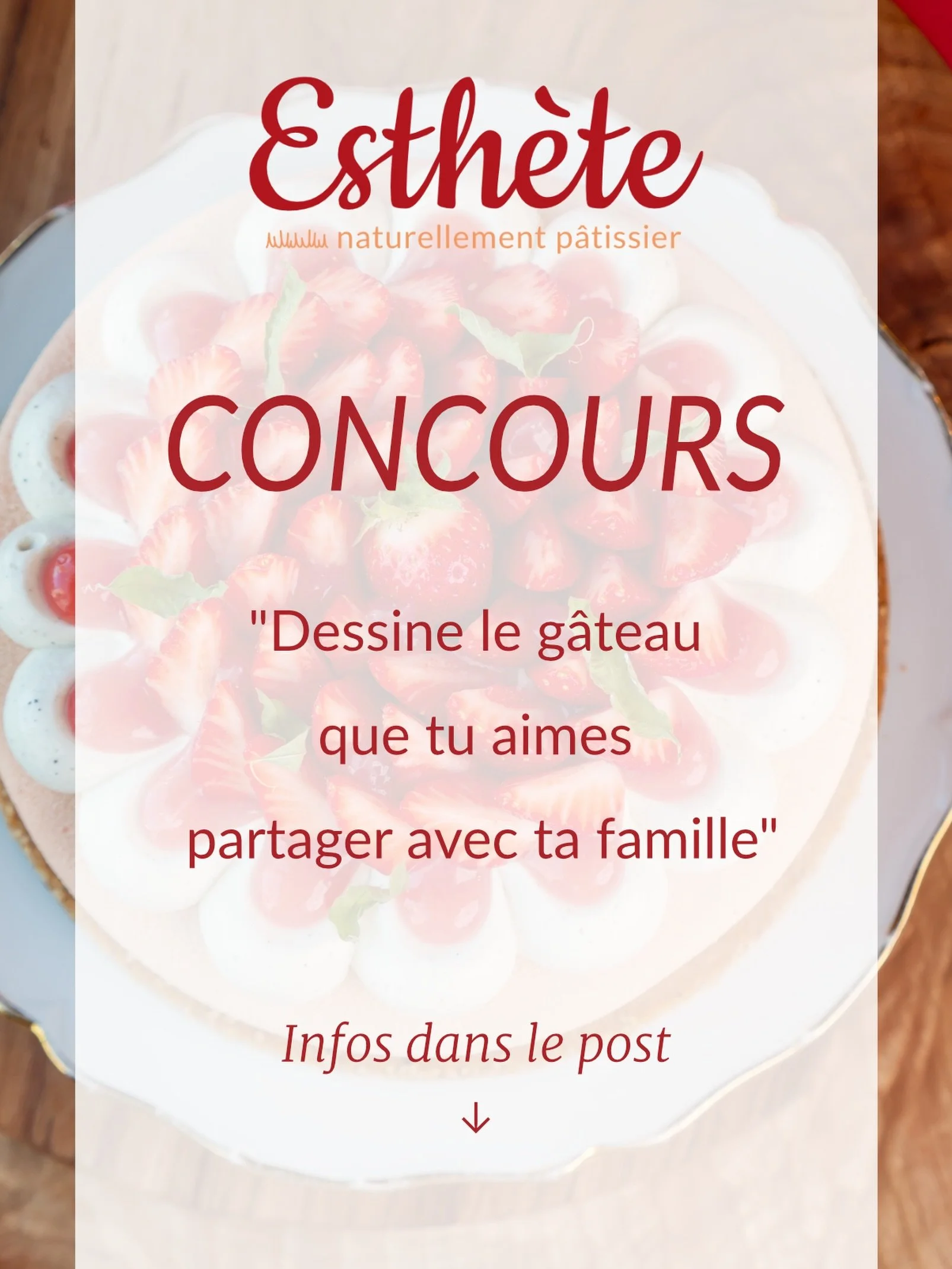 - Concours de dessin - 🖌️ 🎨🖍️

En cette p&eacute;riode de f&ecirc;te des m&egrave;res et des p&egrave;res, Esth&egrave;te invite les jeunes gourmands &agrave; laisser parler leur imagination. 💭 💕
Le th&egrave;me de cette ann&eacute;e : &laquo; D