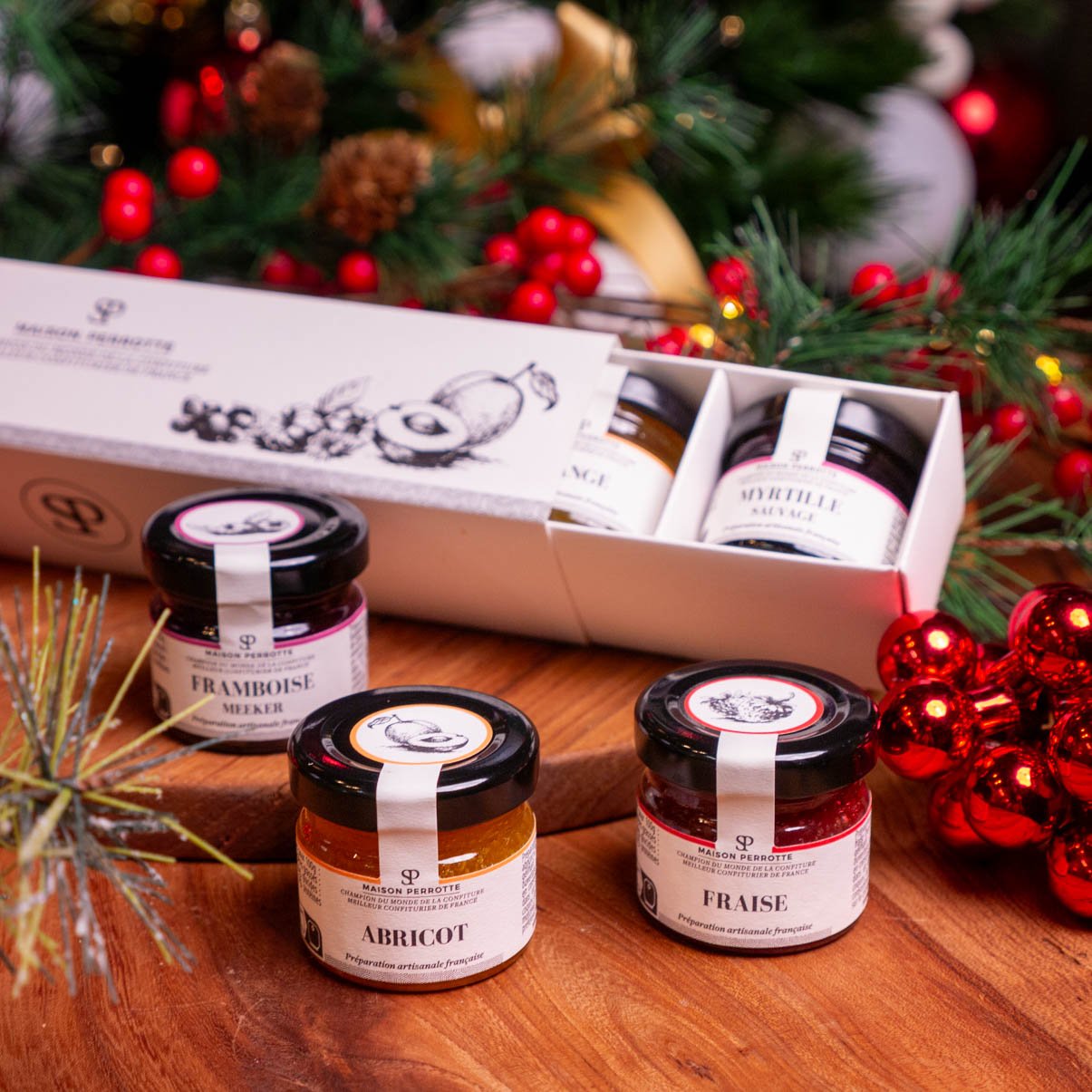 Coffret découverte de confitures Maison Perrotte