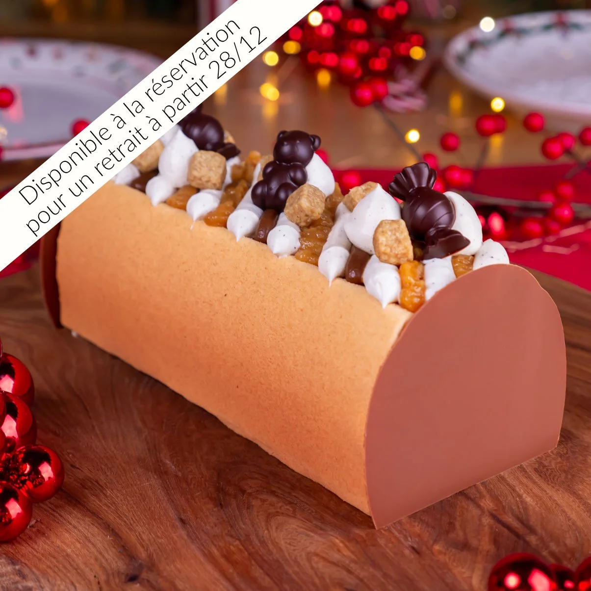 Bûche Pomme d'Amour