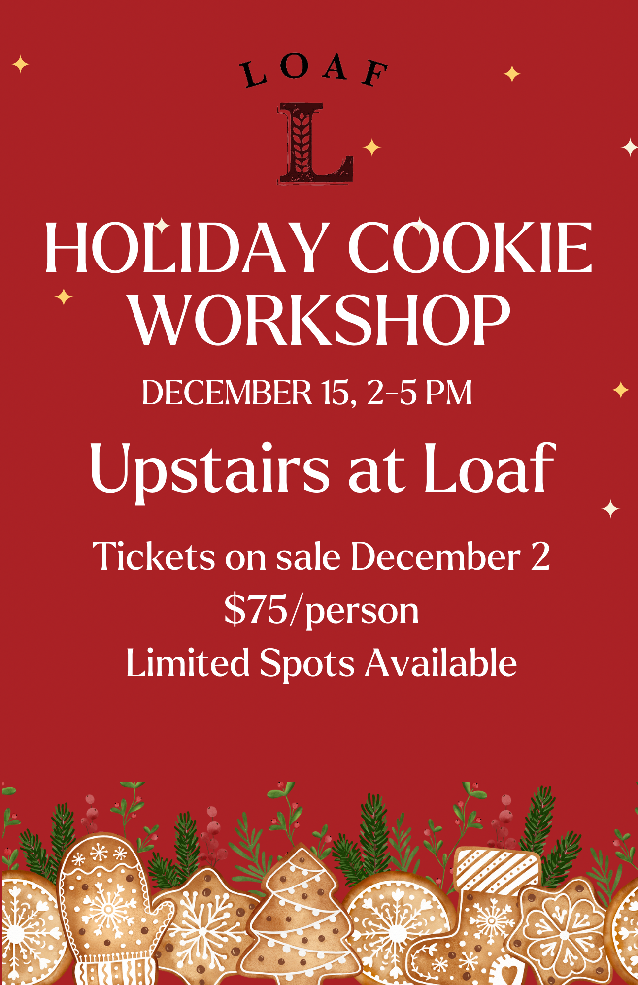 Holiday Cookie Decorating Class