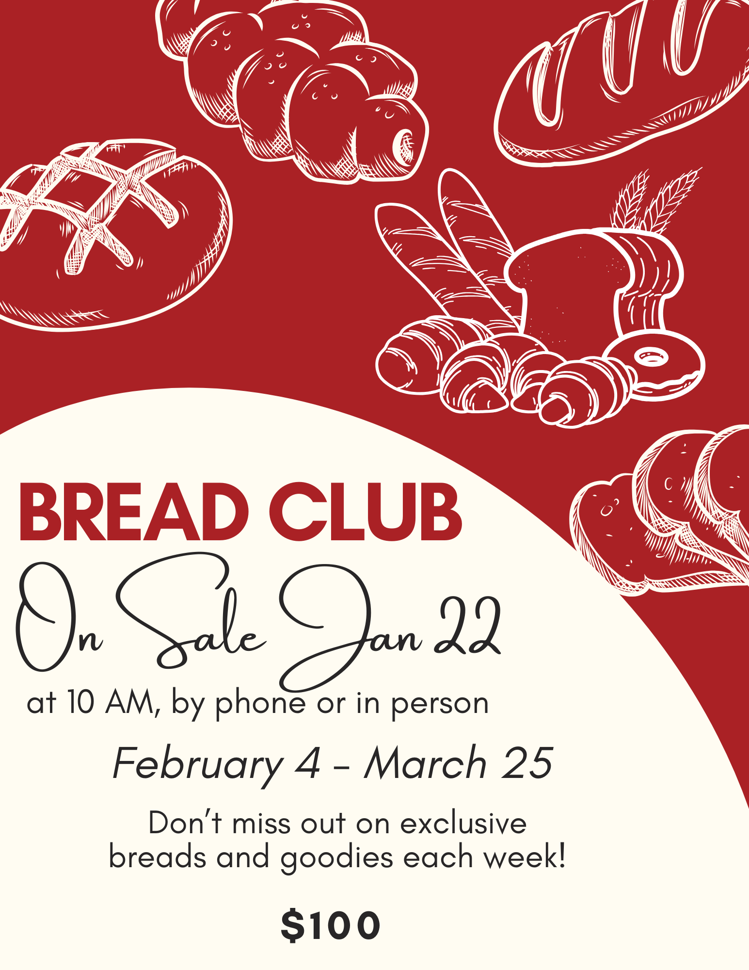 Bread Club Winter 2025