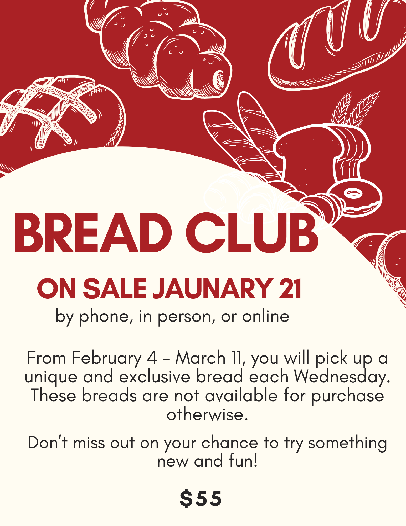 Bread Club Winter 2026