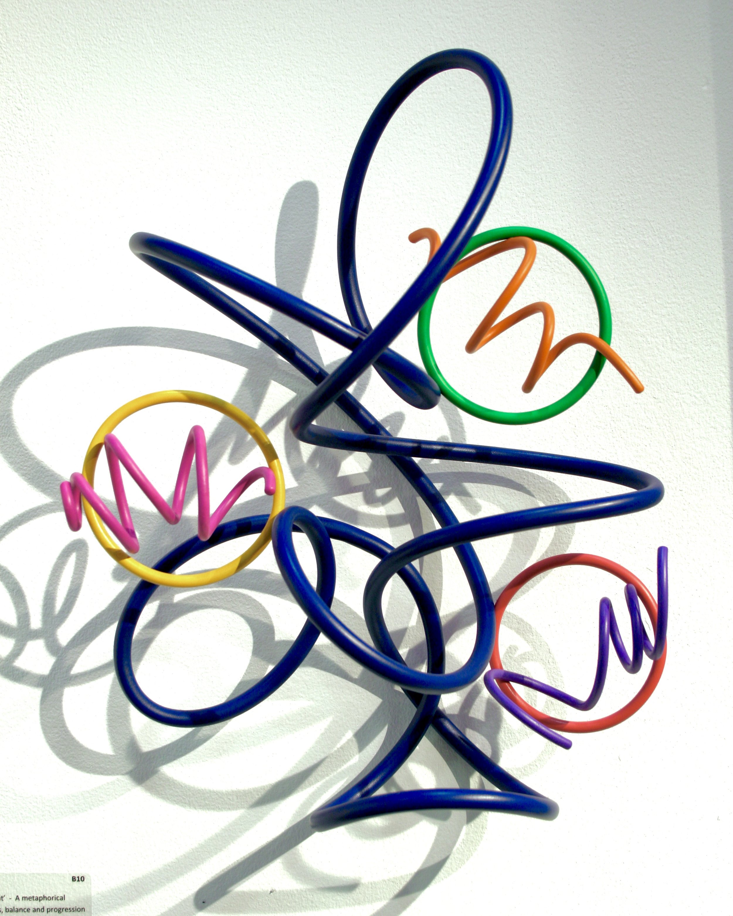 Colourful Companion #38 - 'Don't Worry About That 2' - h39 x w31 x d19cm