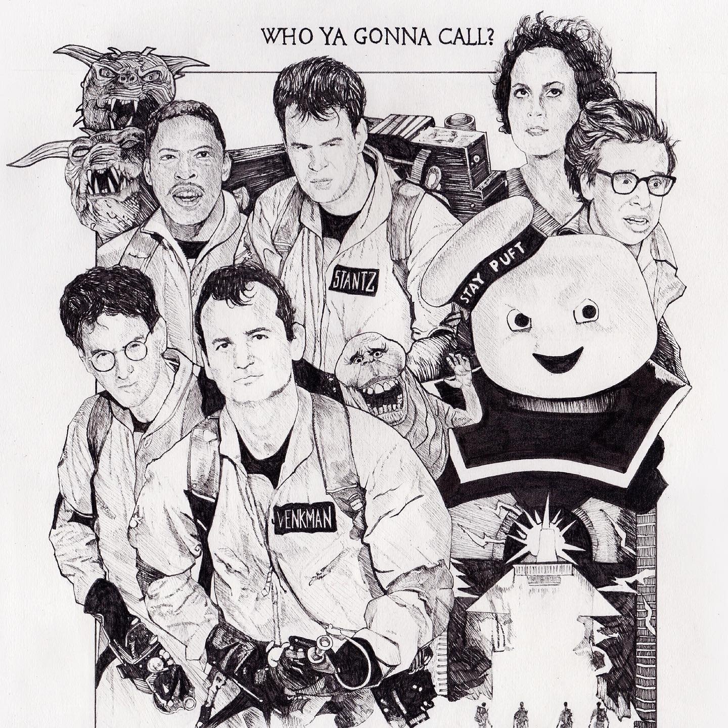 Original now sold! 👻 

Looking forward to unveiling a bunch of new work. Keep your eyes peeled! 🙂

#ghostbusters #movieposter #alternativemovieposter