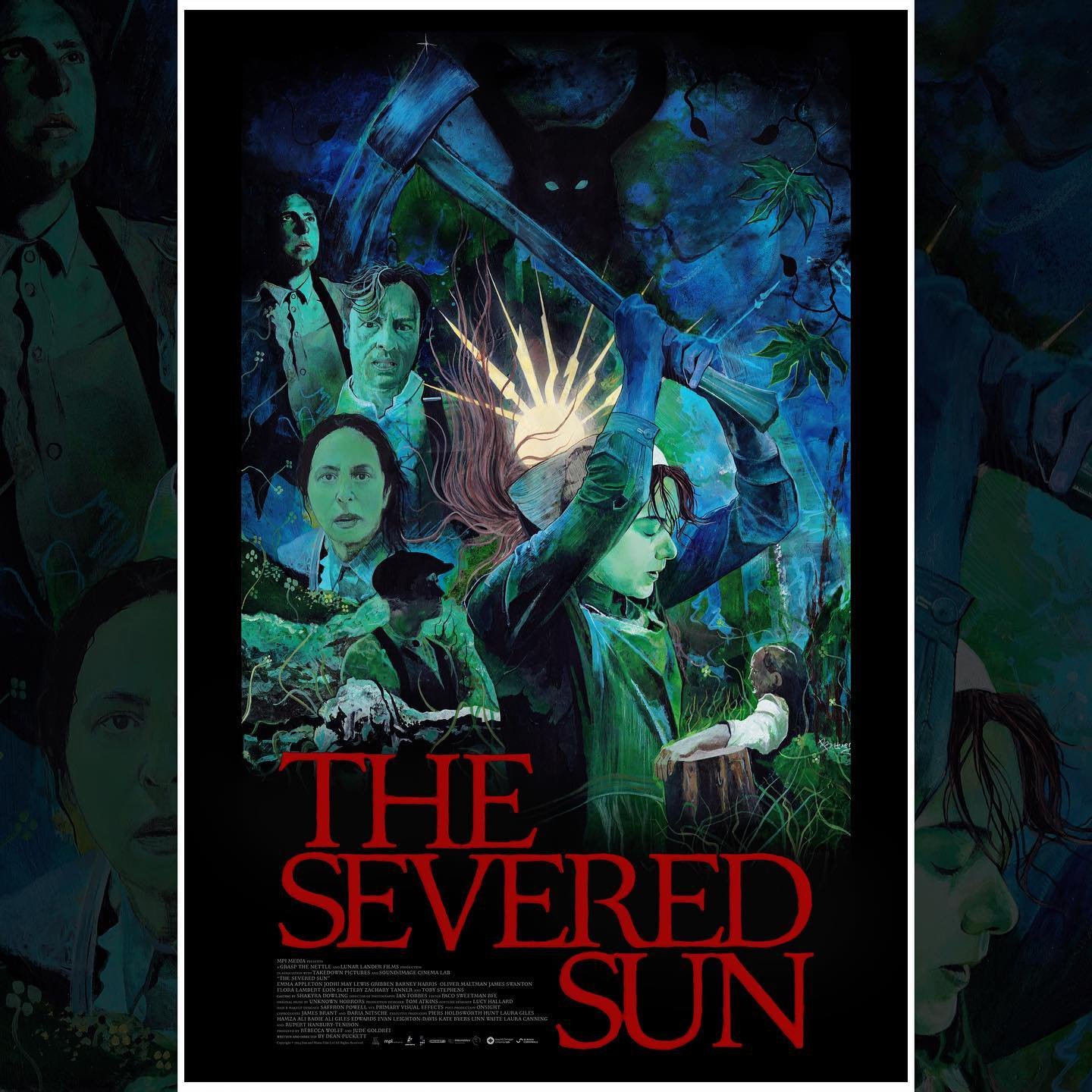 I&rsquo;m very excited to unveil the second official poster I&rsquo;ve painted for the upcoming horror film The Severed Sun; written and directed by Dean Puckett. 

Coming to a festival near you in 2024. Please head over to @deanpuckett to stay updat