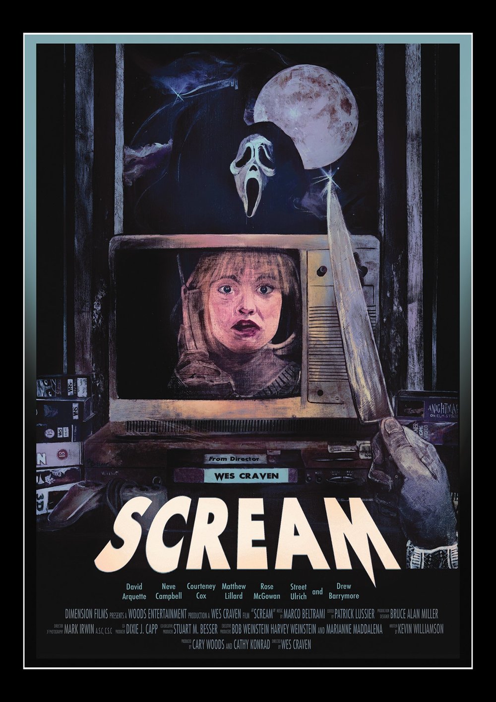 Wes Craven Watch Scream Free Scream (Print 2, Variant) — Dom