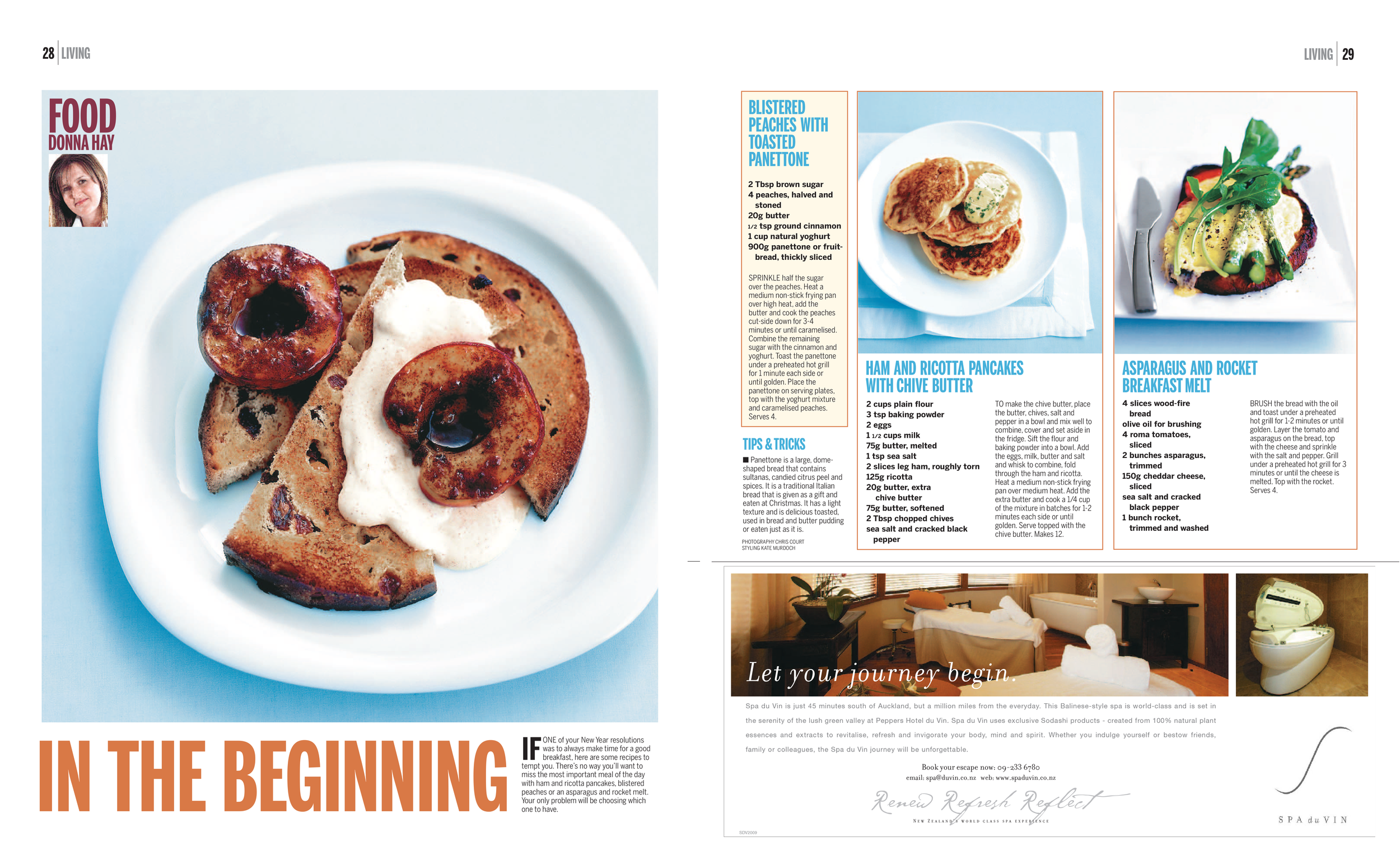 Layout for the weekend in-depth features magazine Canvas