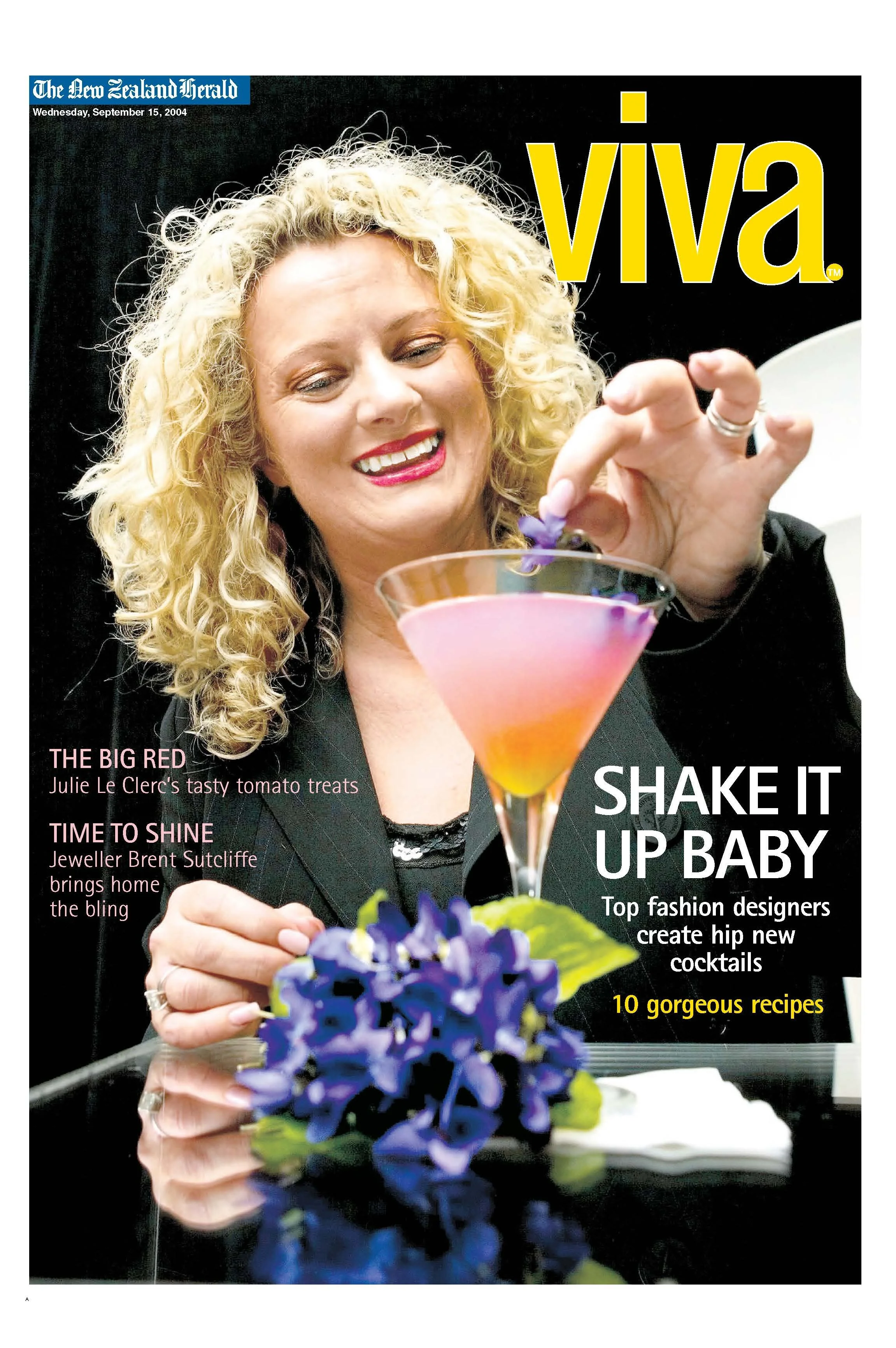 Cover for the weekly fashion section Viva