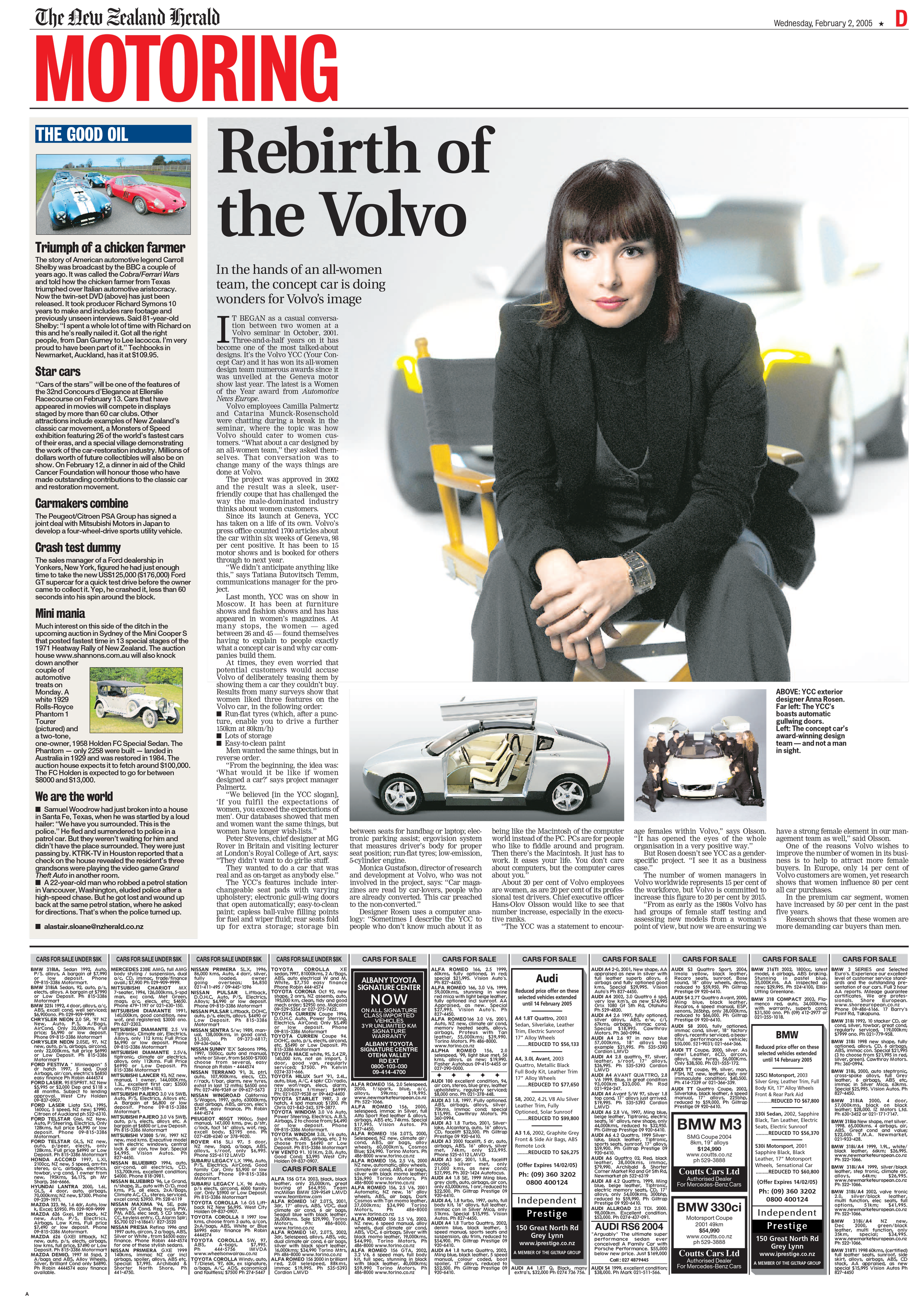 Automotive section opener