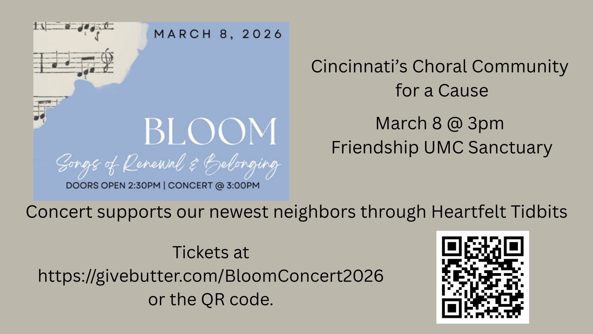 Bloom Choral Concert