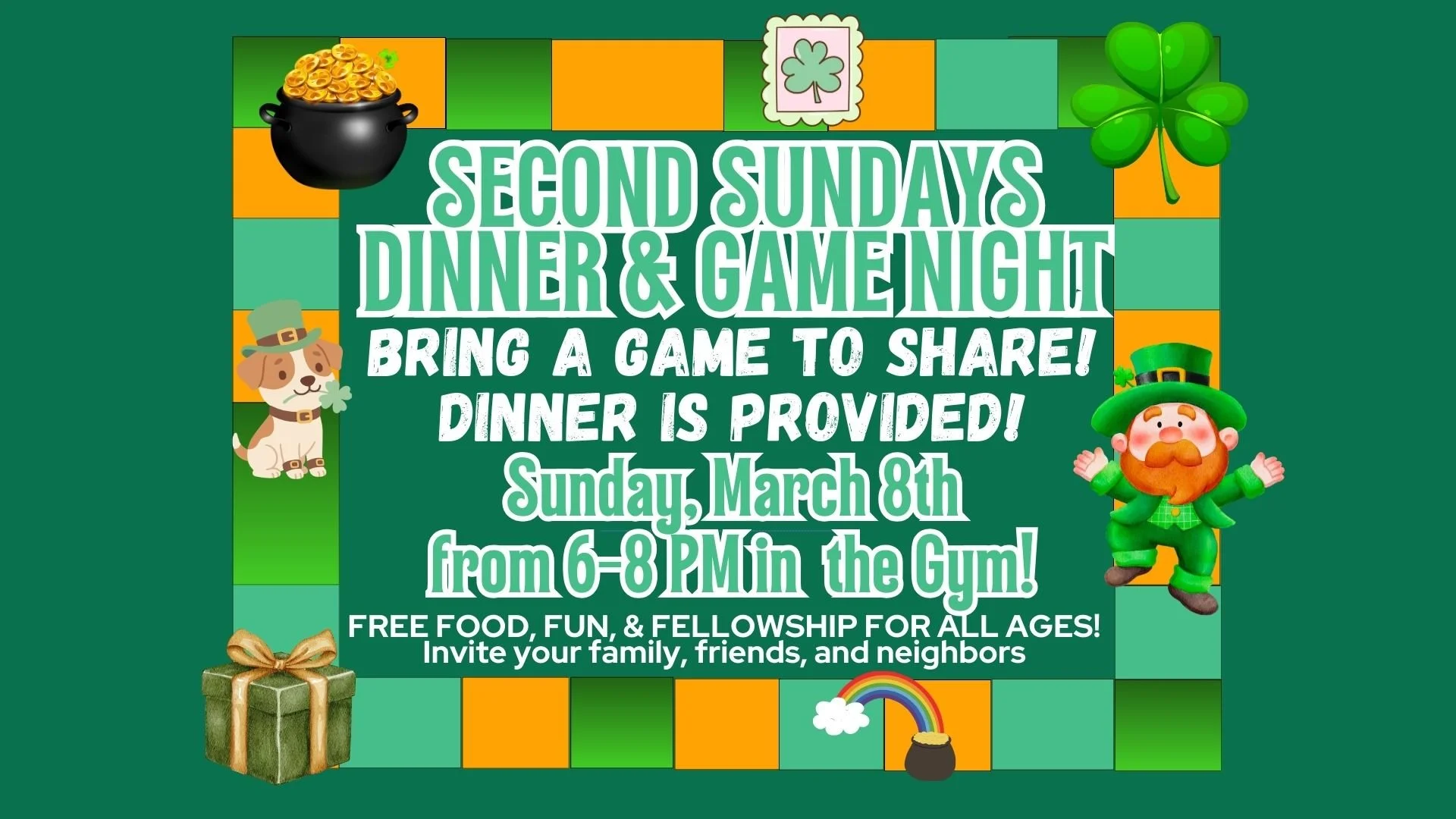 2nd Sunday Dinner/Game Night