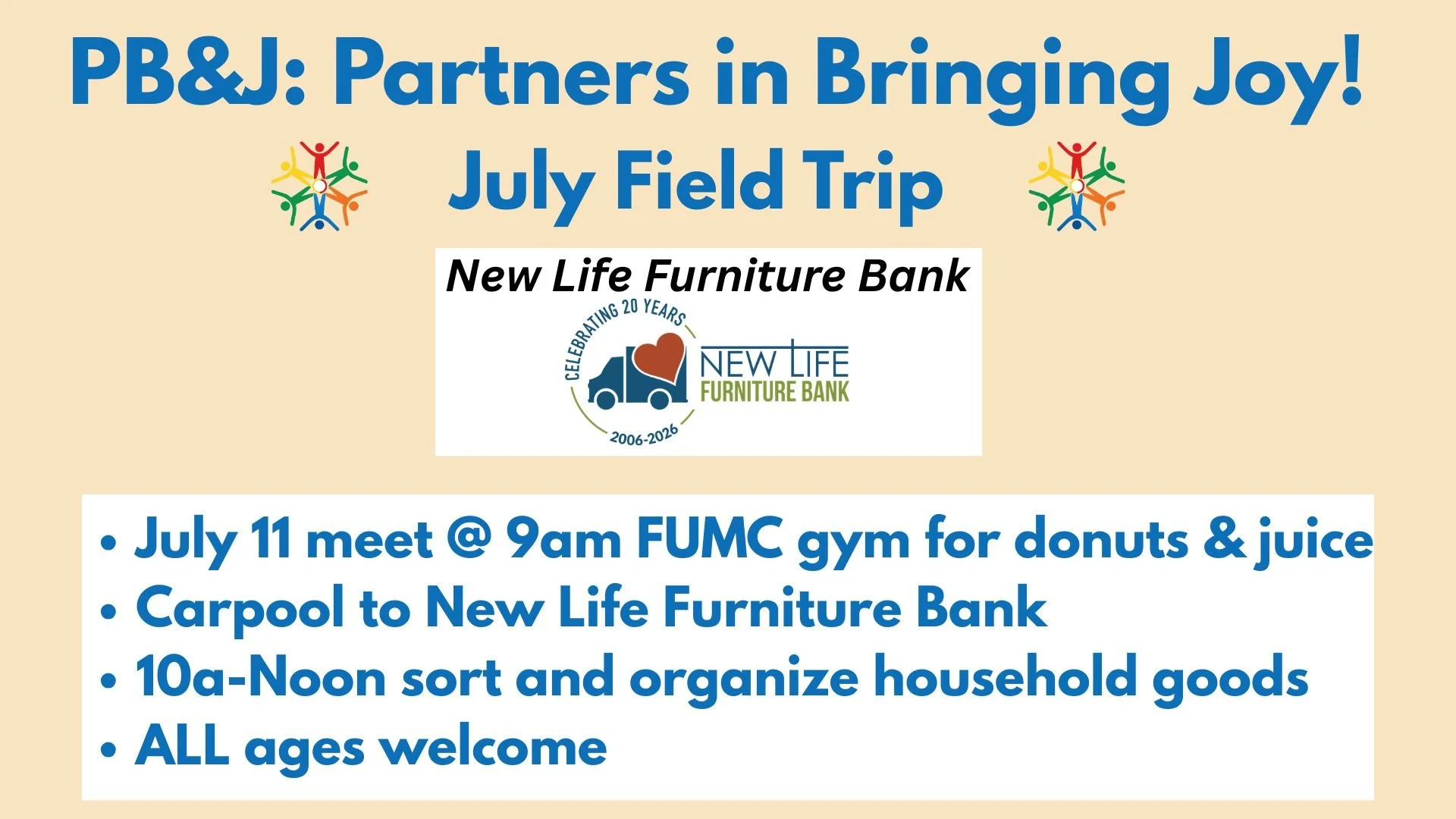 PB&J New Life Furniture Bank