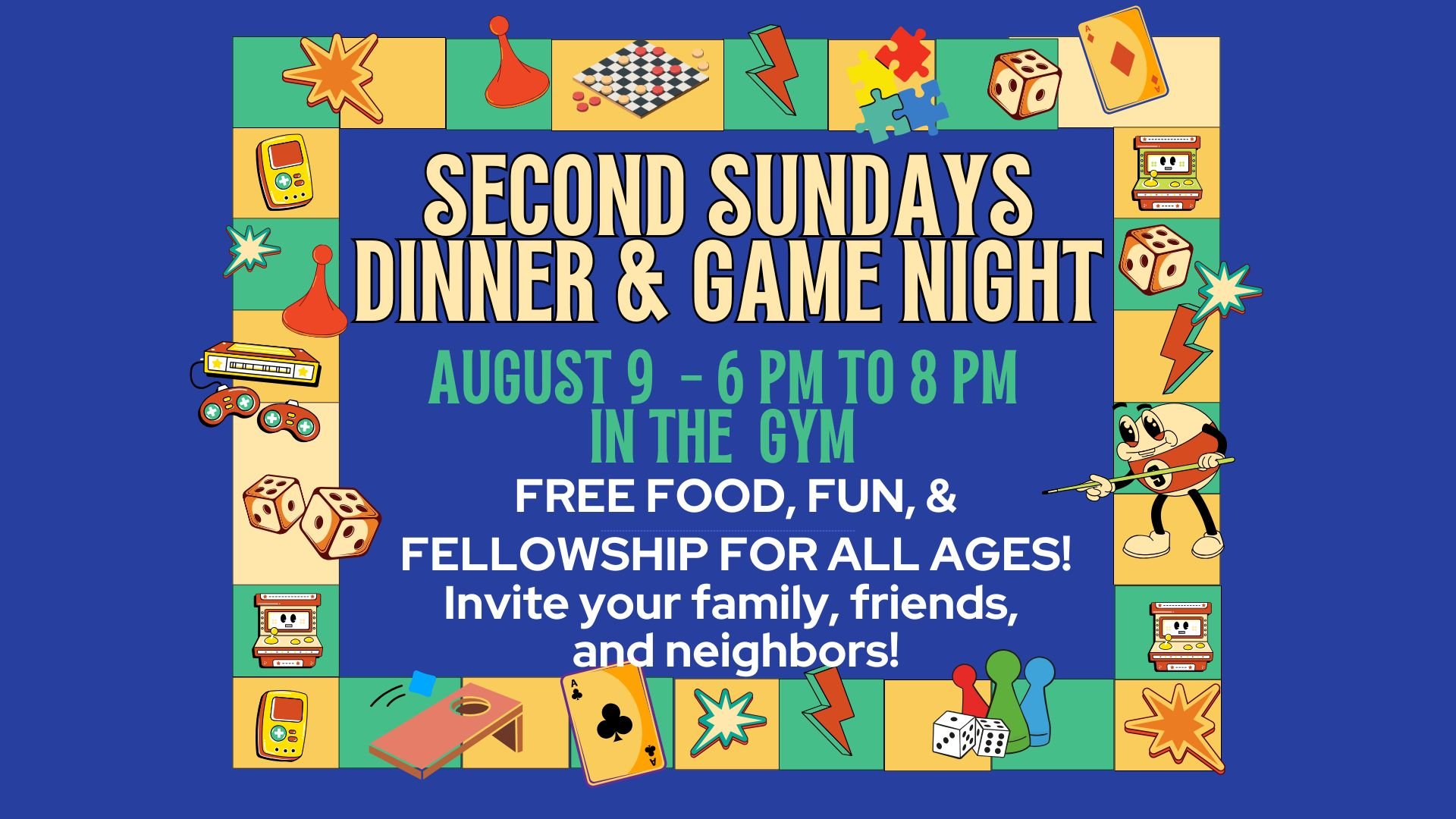 2nd Sunday Dinner/Game Night