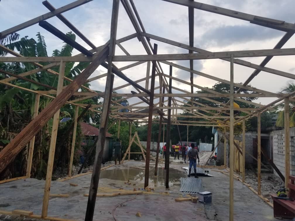 Building shelters to be used for churches and schools