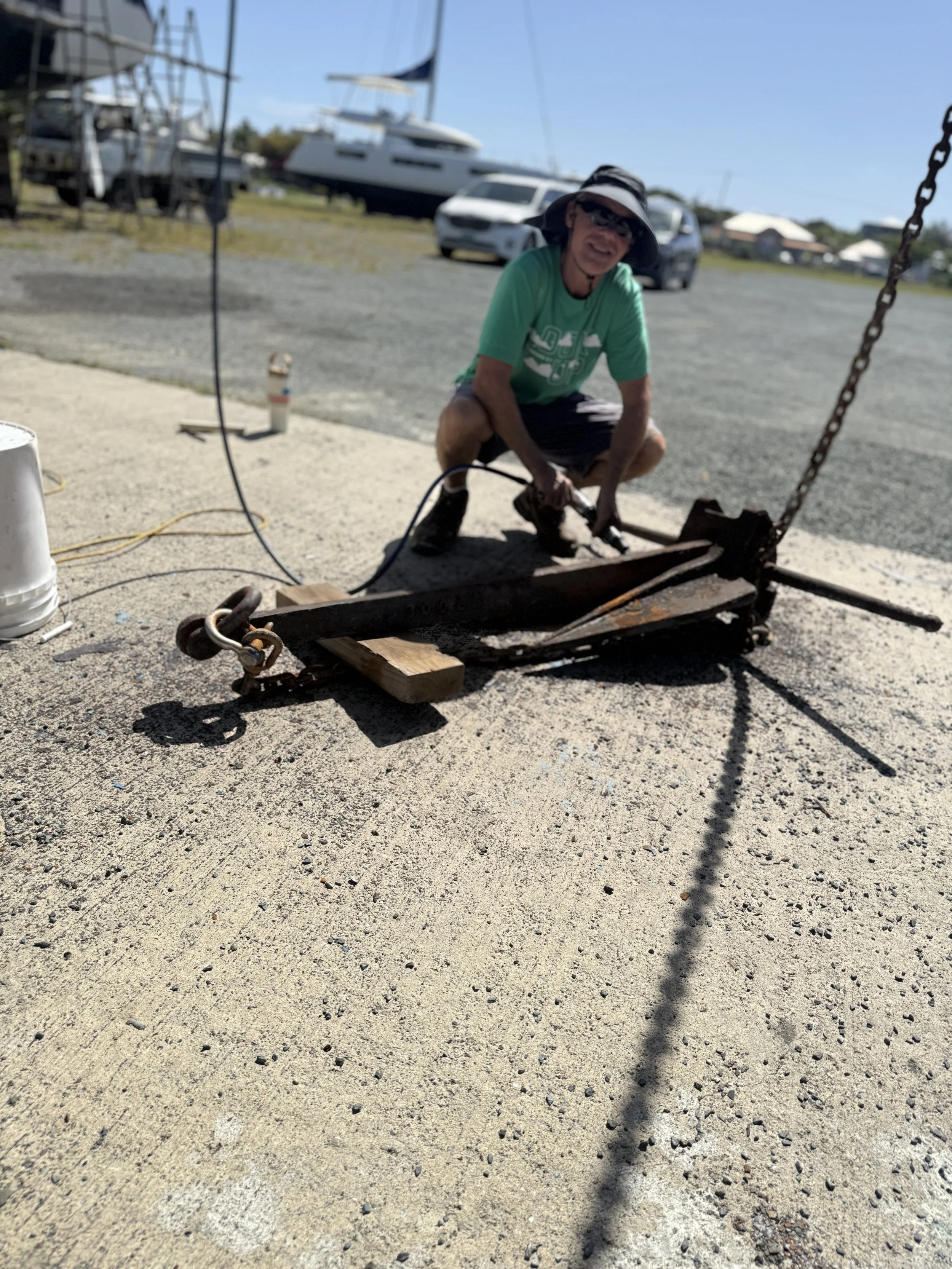  Dennis Harley made his first trip on Sea Hope.  He was a real blessing… 