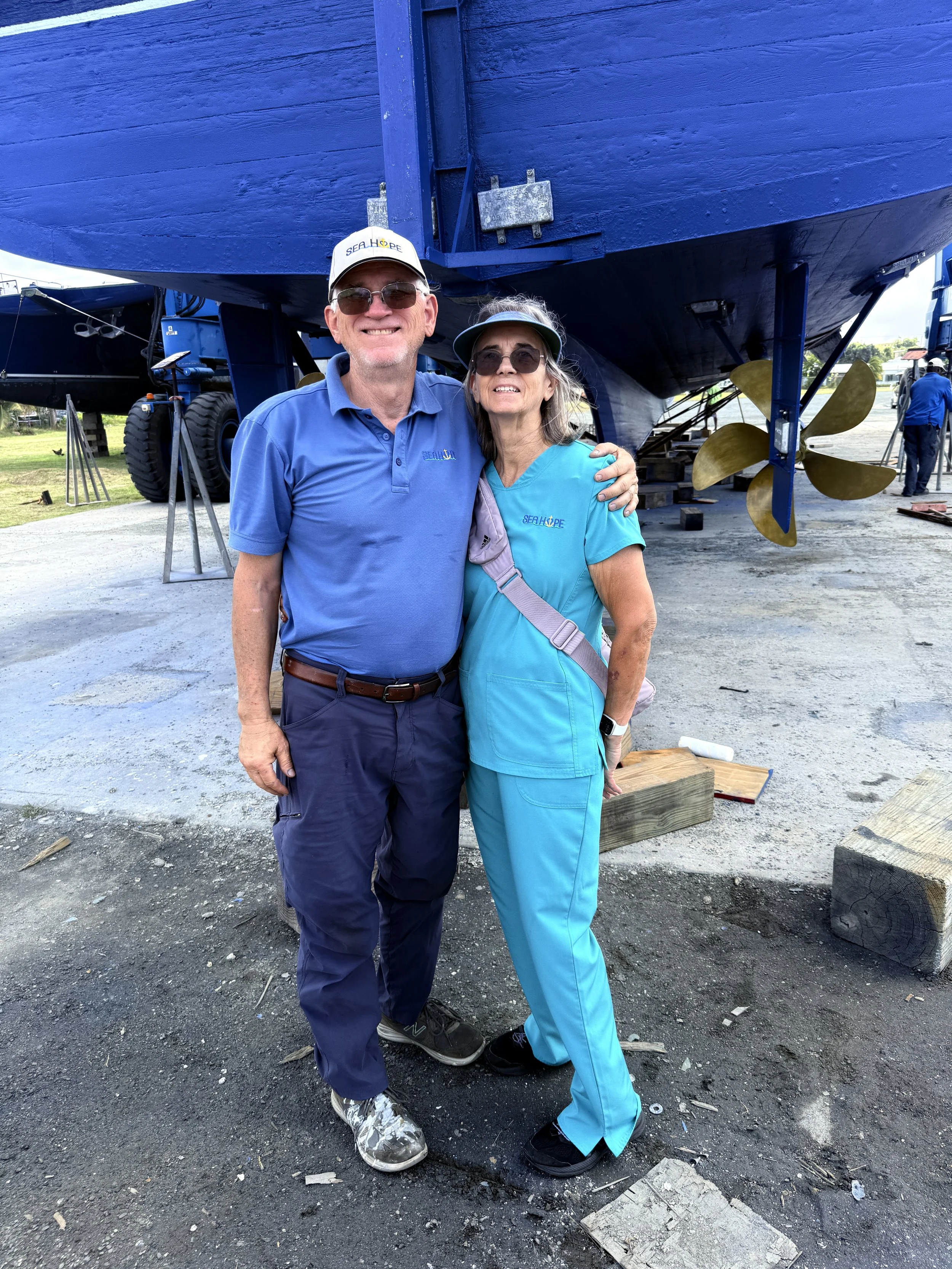  We are truly blessed….here we are waiting to go back into the water…. 