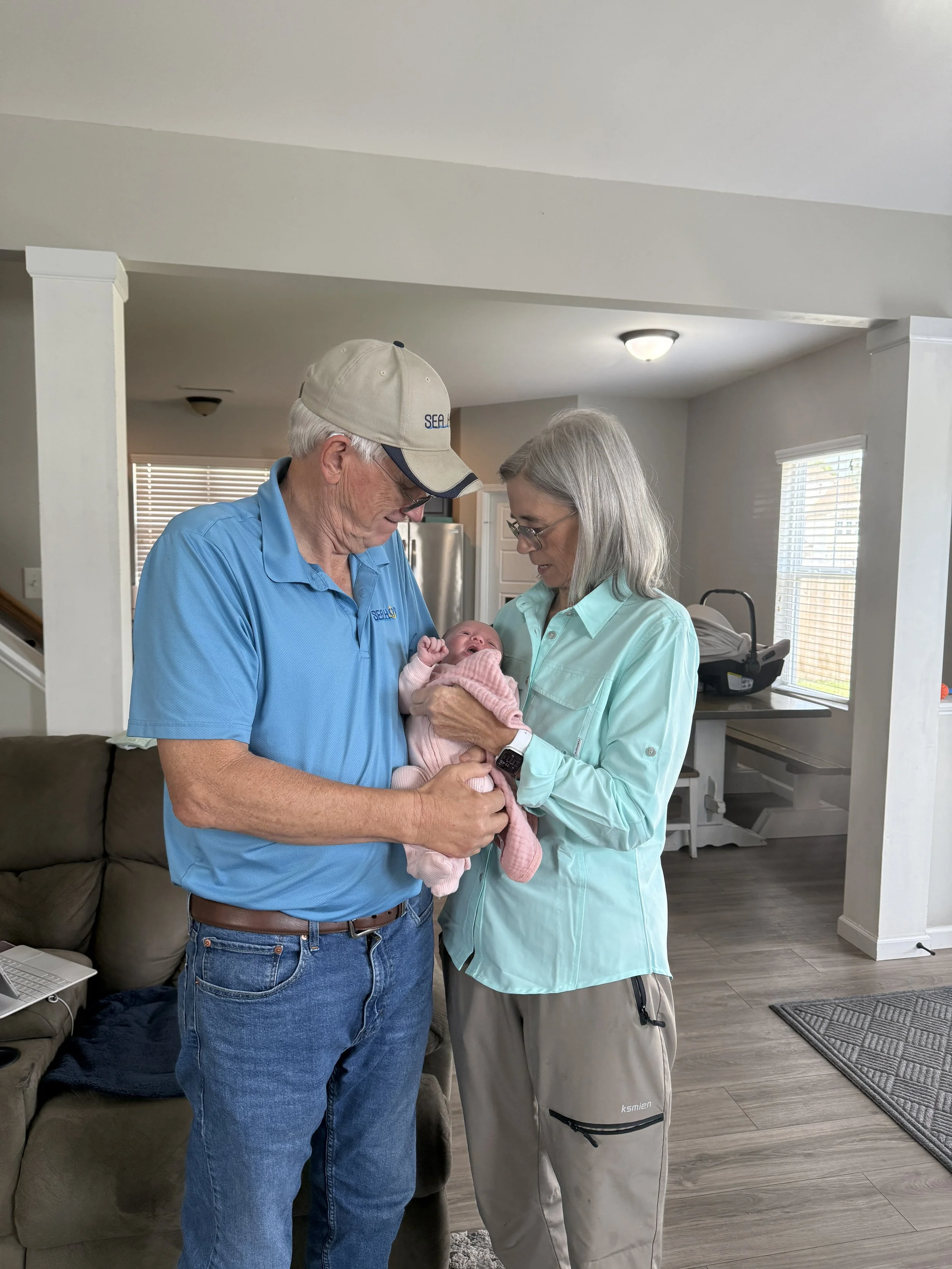 Meeting Penelope, our youngest great grandchild