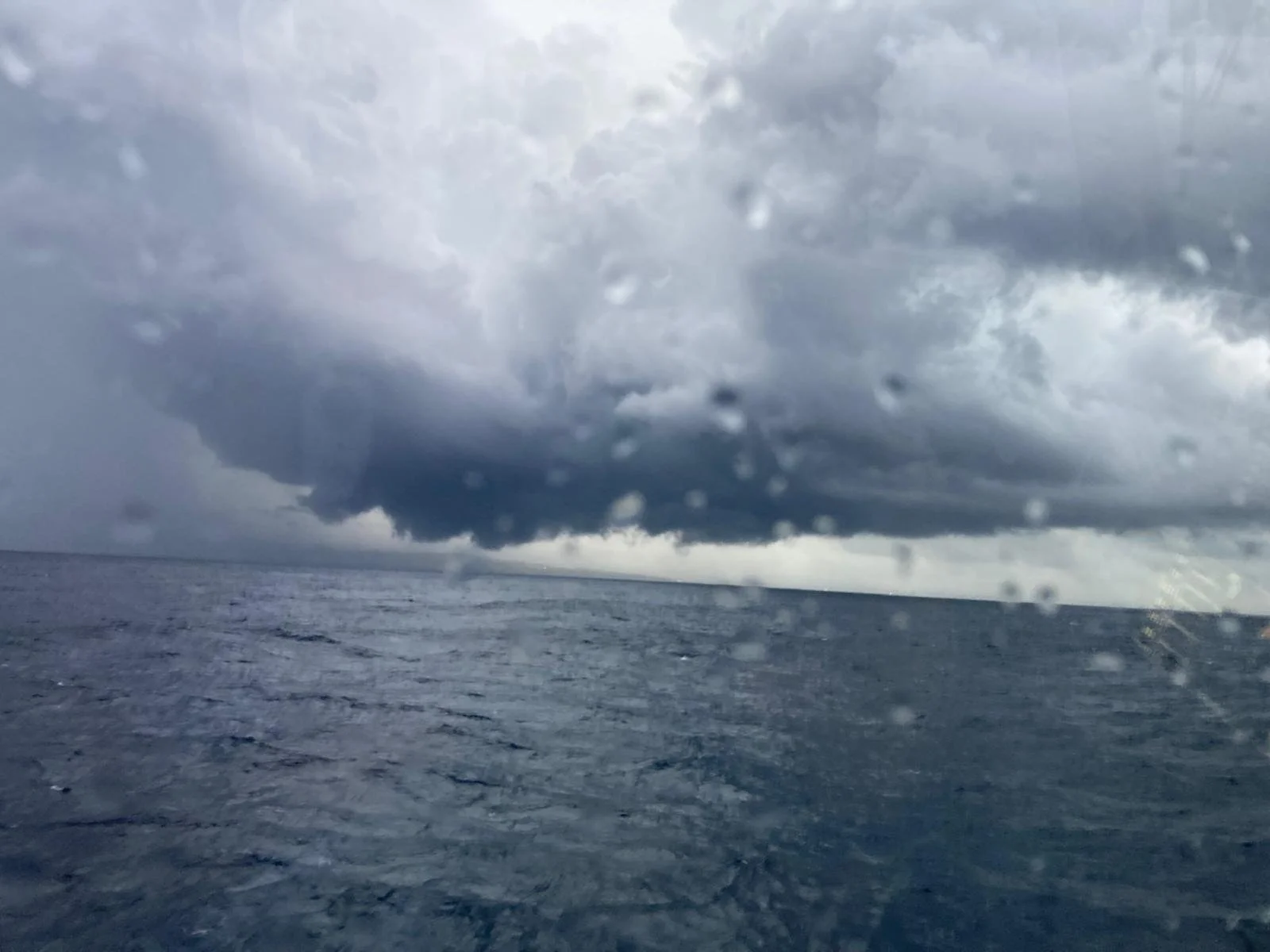 Tropical Storm Melissa was about 200 miles southwest of us...we came back in heavy rain...