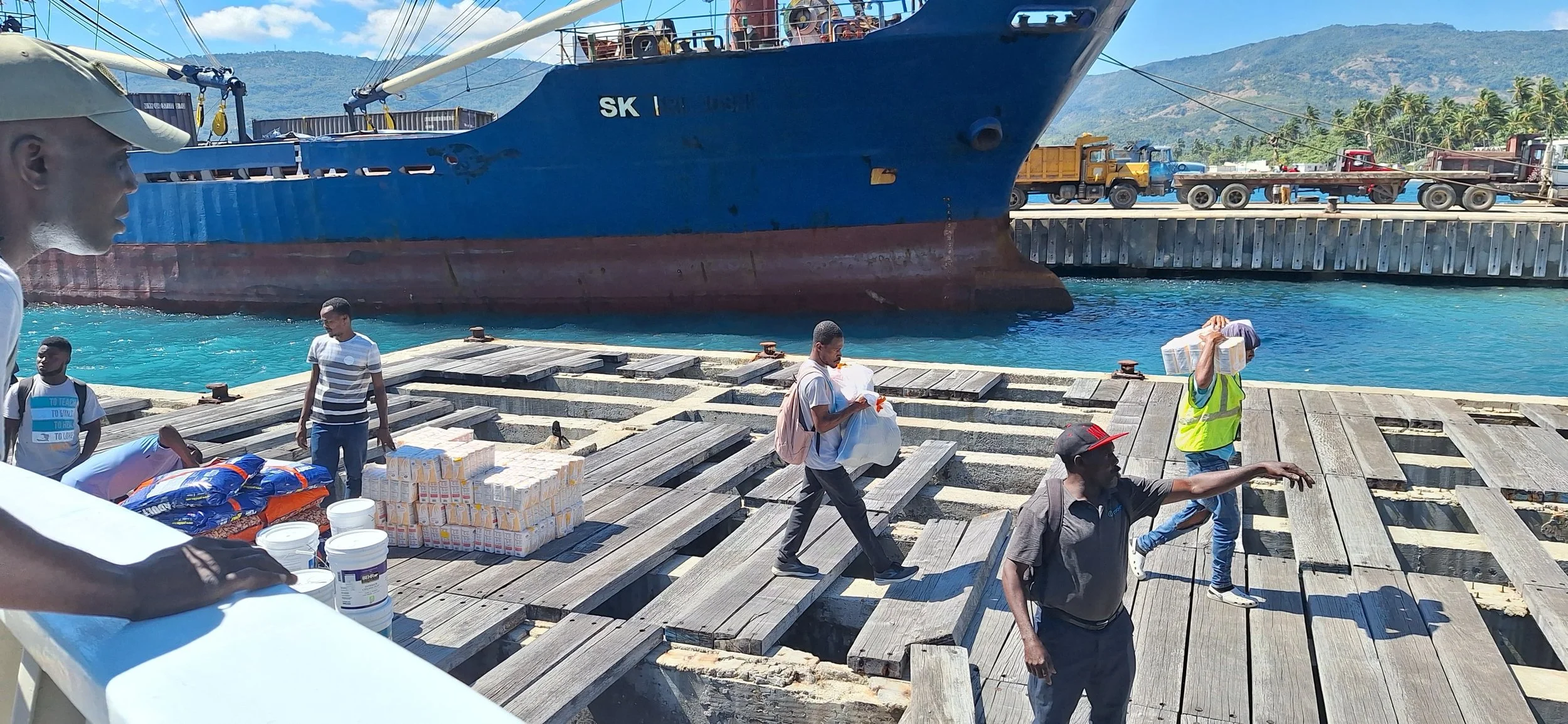 The pier really is not well maintained...