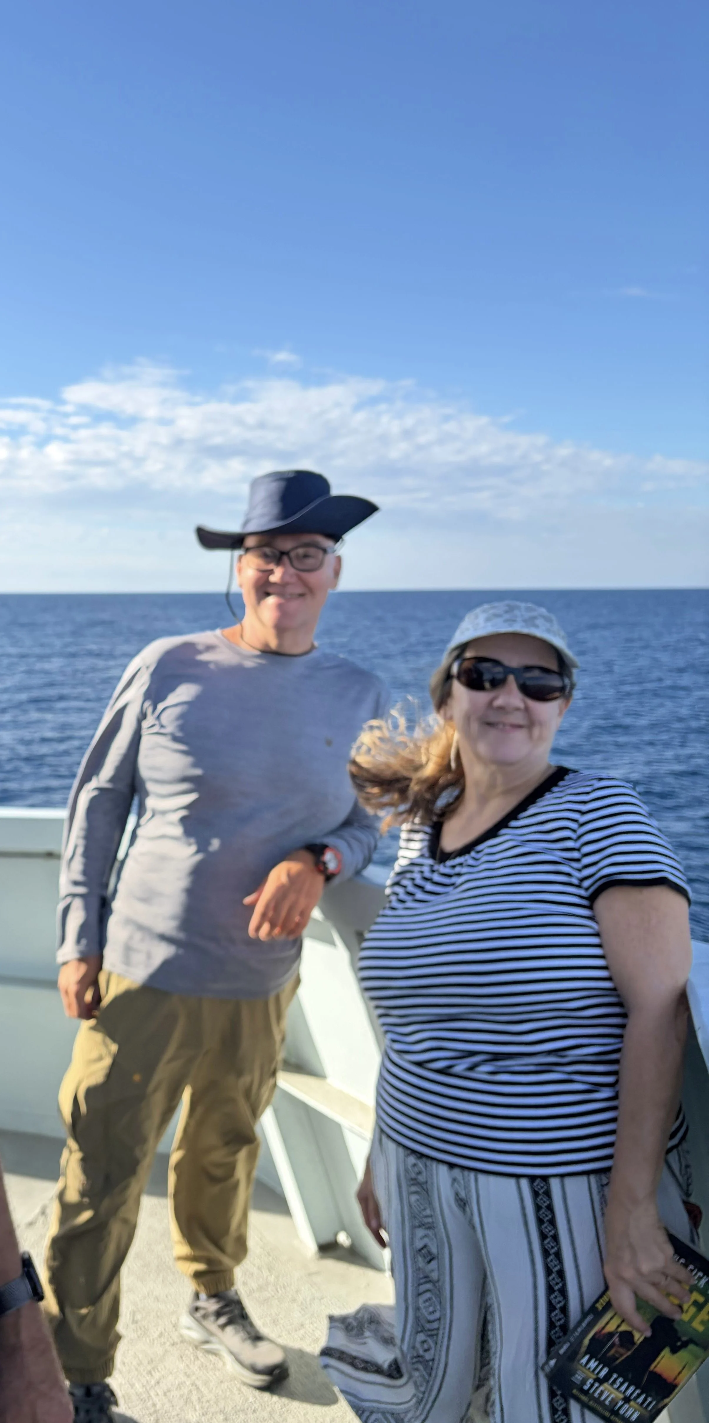 Katy Moore acted as our photographer...so not many pictures of her.  She was Mary's right hand woman in the Galley