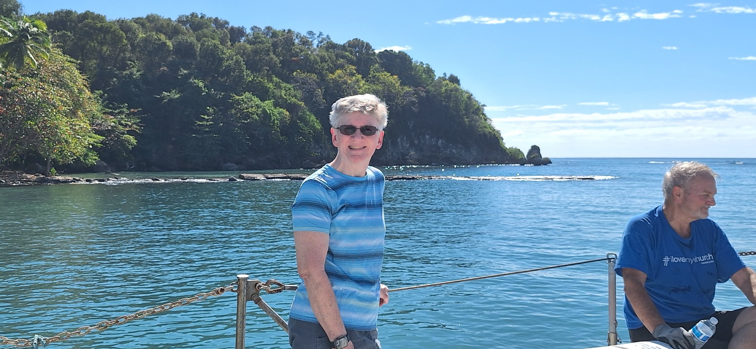 Sue LaFrance is just a multi-talented servant.  She would drive Sea Hope, work in the Galley, or load or unload...whatever was needed is what she did