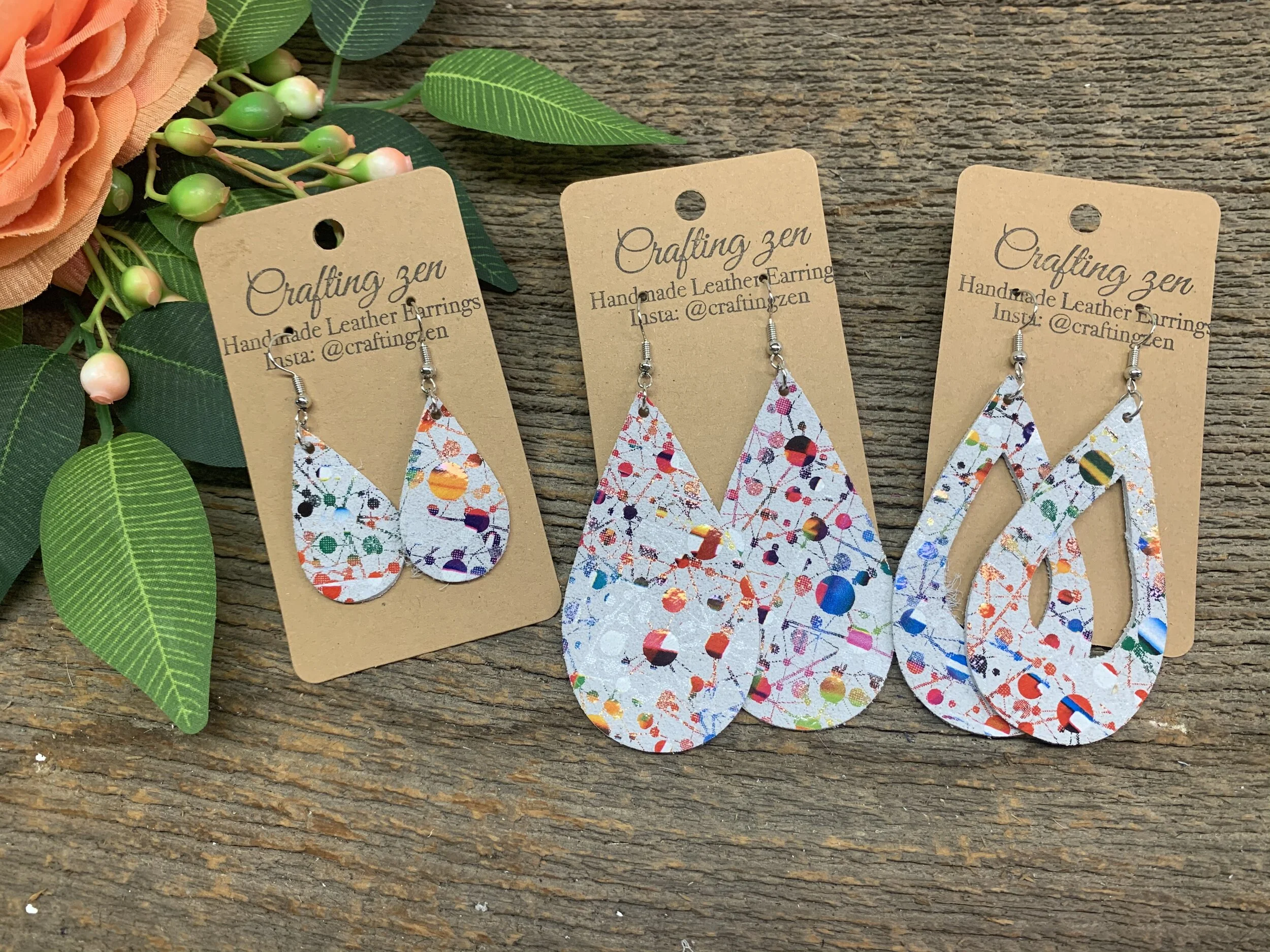 Paint Splattered Tear Drops