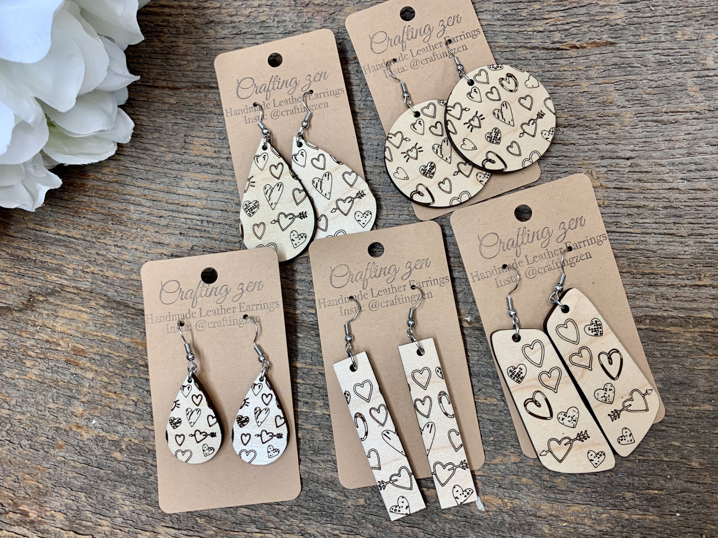 Sketched heart wood collection