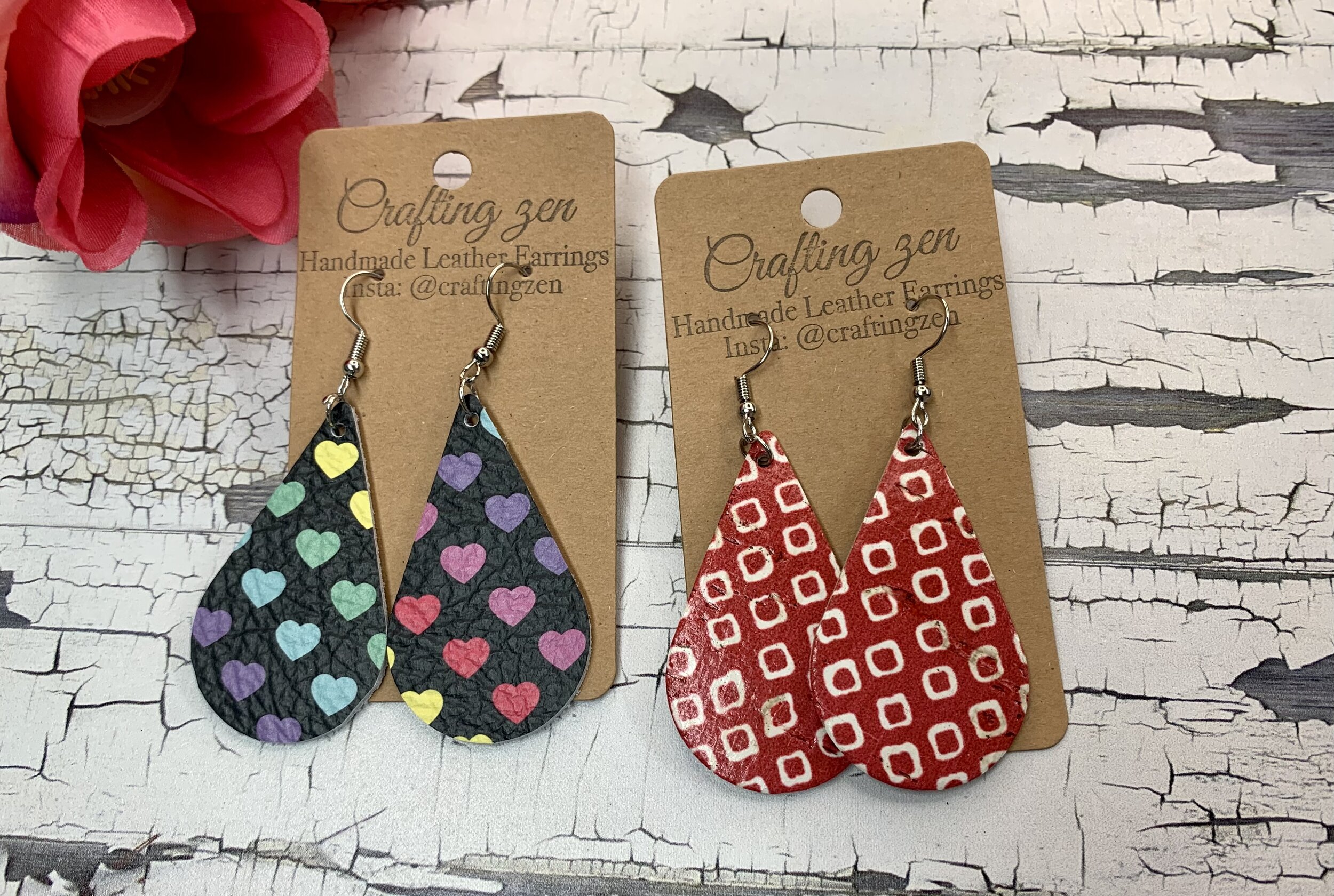 Bright Valentine's medium tear drops