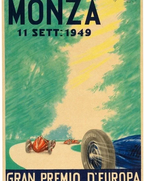 It's Race Day at Monza 🏎 
Let's get Ready to Rumble! Discover Vintage Formula One racing posters👉GalleryRetro.com
#italiangp #monza #F1 #galleryretro #artprints #vintageinteriors #vintageadvertising #vintagegraphics #interiordesign #posterart #retr