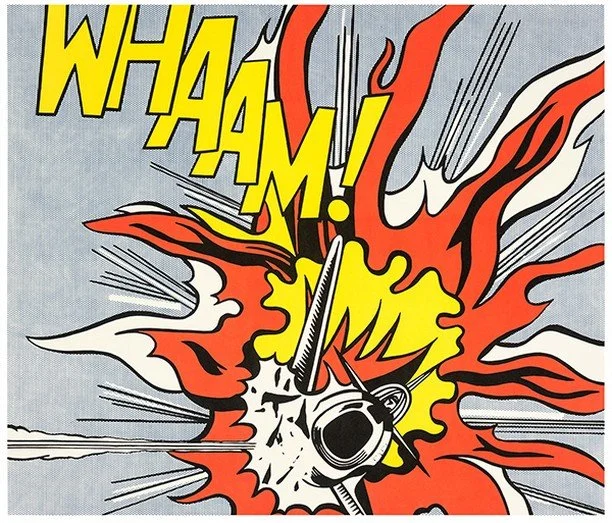 WHAAAM! Available in various sizes with express worldwide shipping 👉GalleryRetro.com
#galleryretro #artprints #vintageinteriors #vintageadvertising #vintagegraphics #interiordesign #posterart #retrodecor #fineart #postersforsale #artprintsforsale #o
