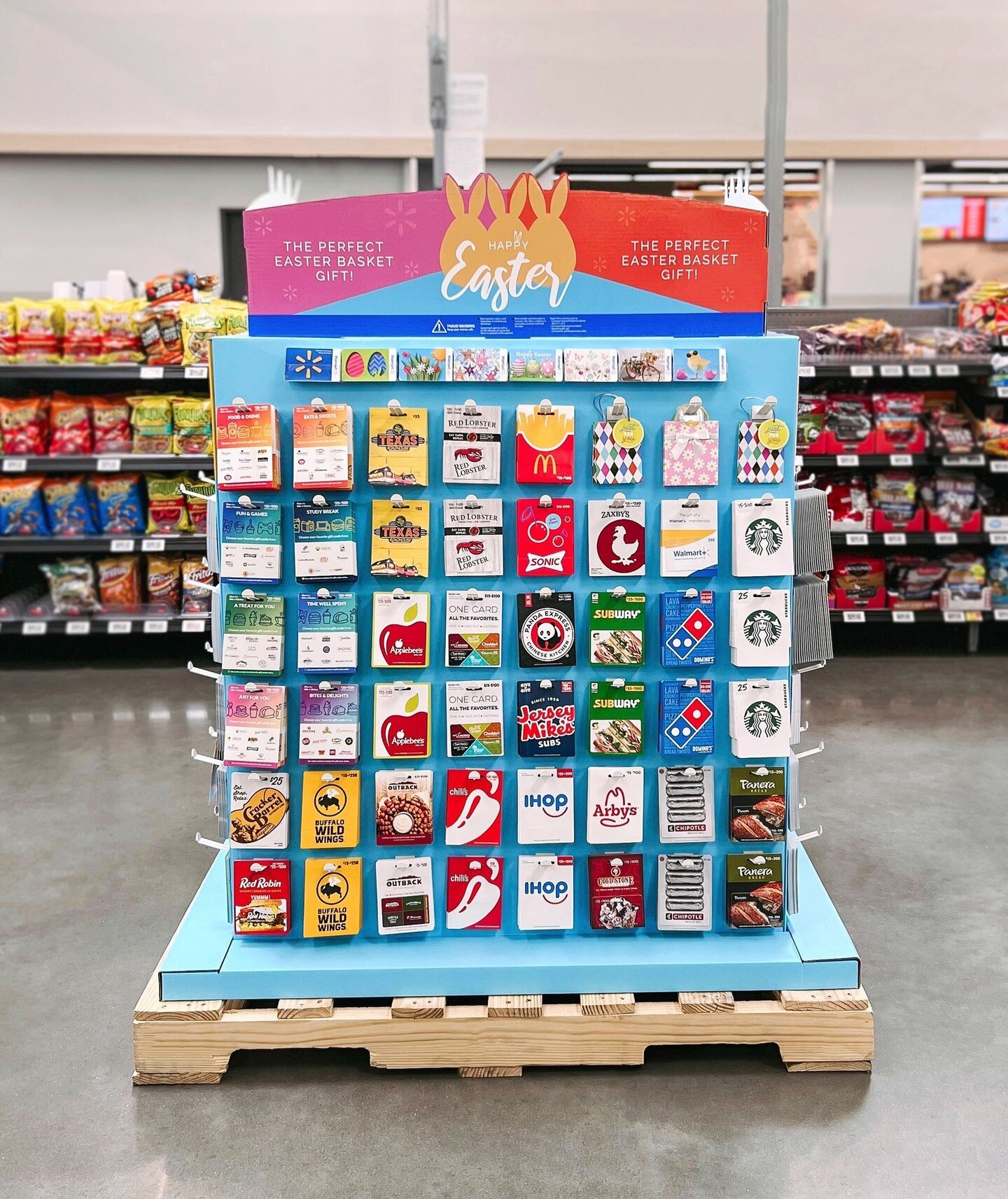 Hop on over to your local Walmart and find our colorful Easter display! Whether you are buying a gift to fill a loved one&rsquo;s Easter basket, or to support your favorite local businesses, this display has all the cards you need!🐰 💐 

#eastergift