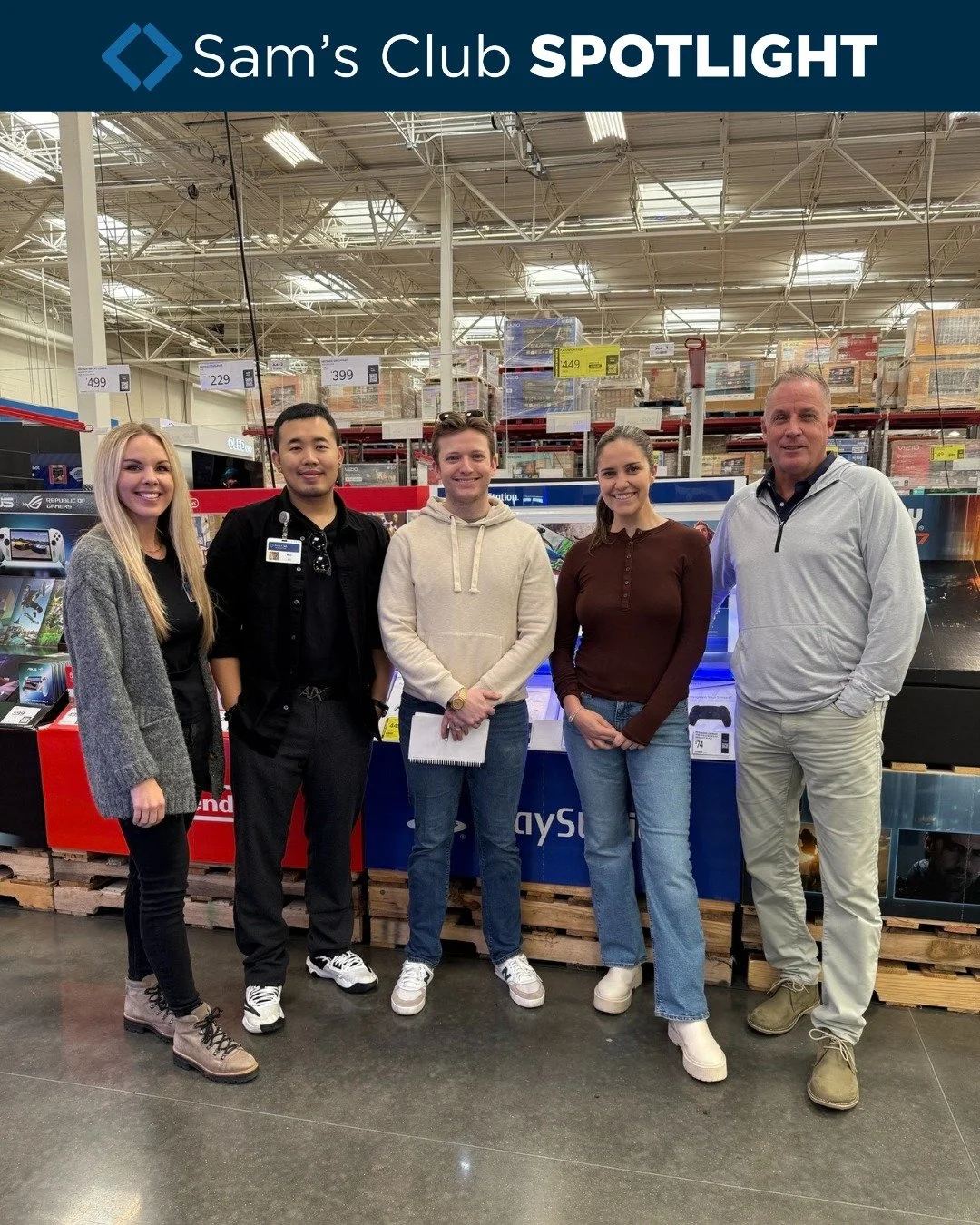 Huge thanks to @samsclub merchants Rachel Laudeman and Ko Ko for taking time out of their busy day to walk the floor with us at our Bentonville Sam's Club, store #4969. We&rsquo;re especially grateful for the thoughtful insights they shared and the i