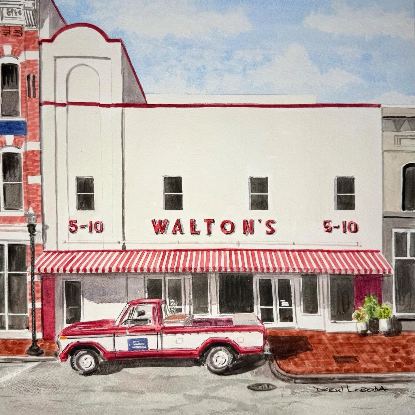 Our CEO, Drew Loboda, has been hard at work creating this series of Bentonville, Arkansas paintings for our KKG, Inc. office renovation. We can&rsquo;t wait to reveal more of what&rsquo;s coming together in our Bentonville office. Stay tuned!