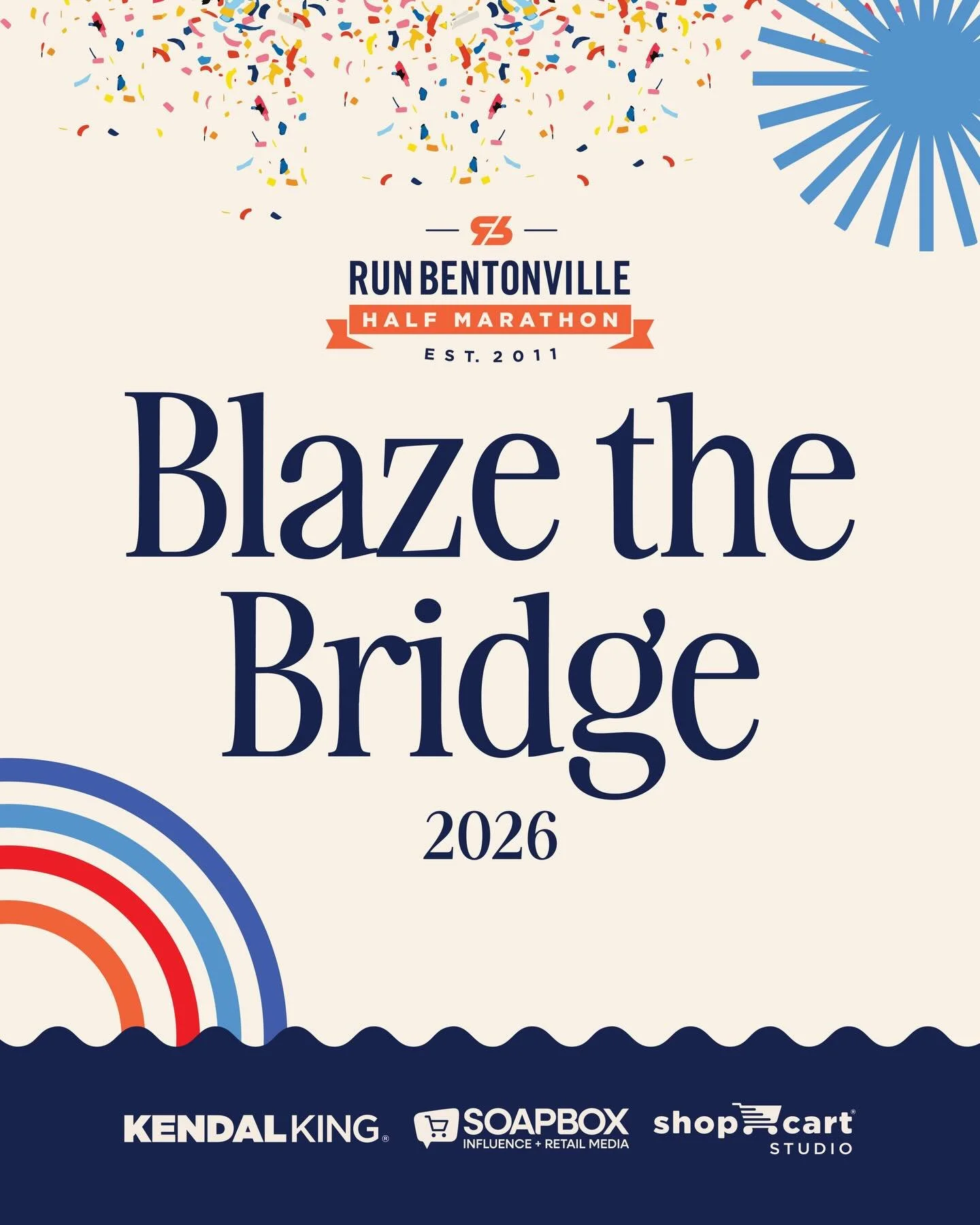 Are you running the Bentonville Half Marathon this weekend?!

Friday, find our finish line photo backdrop and medal display at the Expo at the @ledgerbentonville 

Saturday, we&rsquo;ll be cheering you on at the Flyover Bridge! 🏃&zwj;♀️🏅🏃

We&rsqu