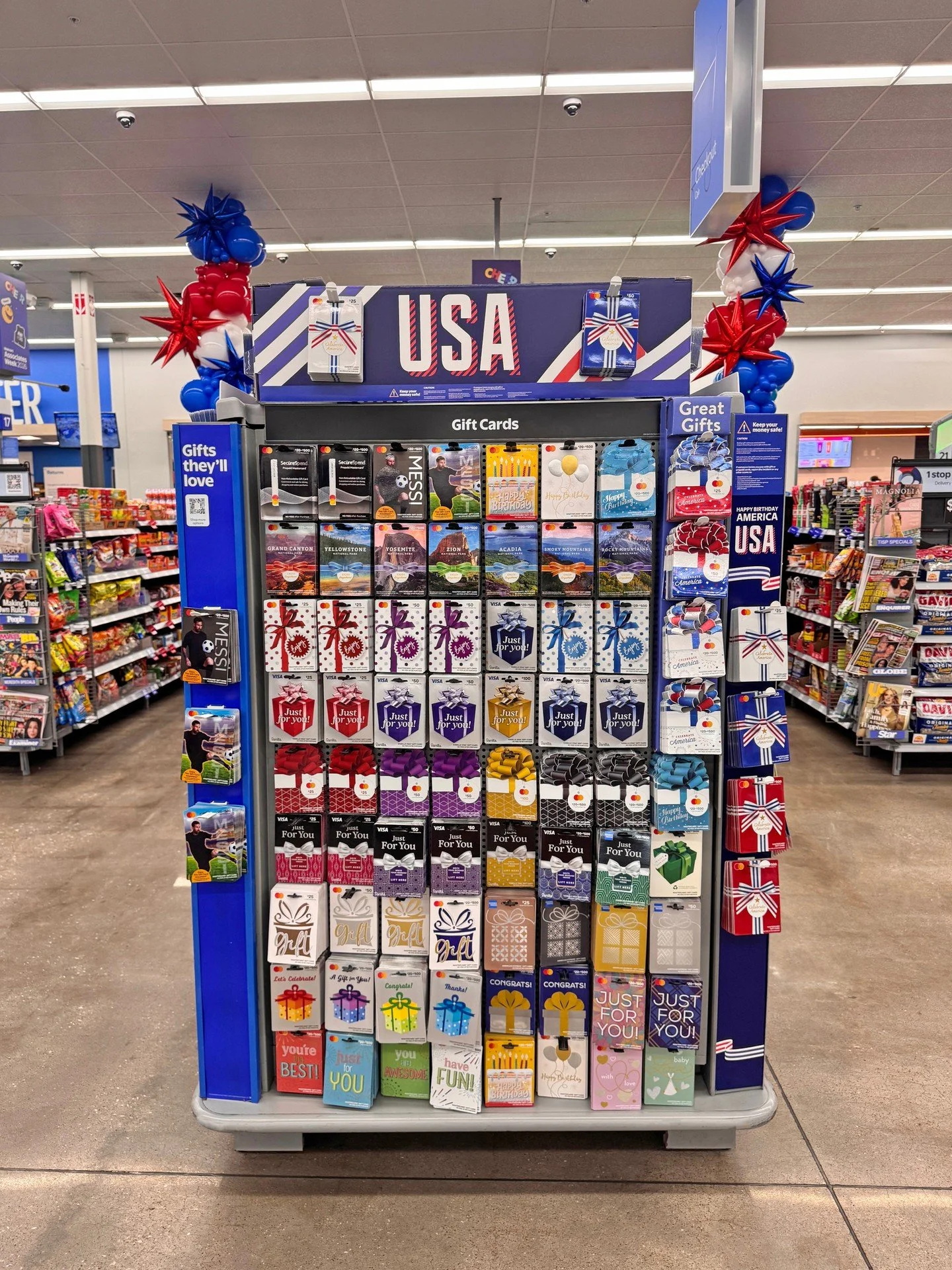 Patriotic displays designed to stand out. 🇺🇸 
We're proud to be helping celebrate America250 with multiple displays in @walmart stores this year, creating a bold retail presence that celebrates 250 years in style!
@incommpayments