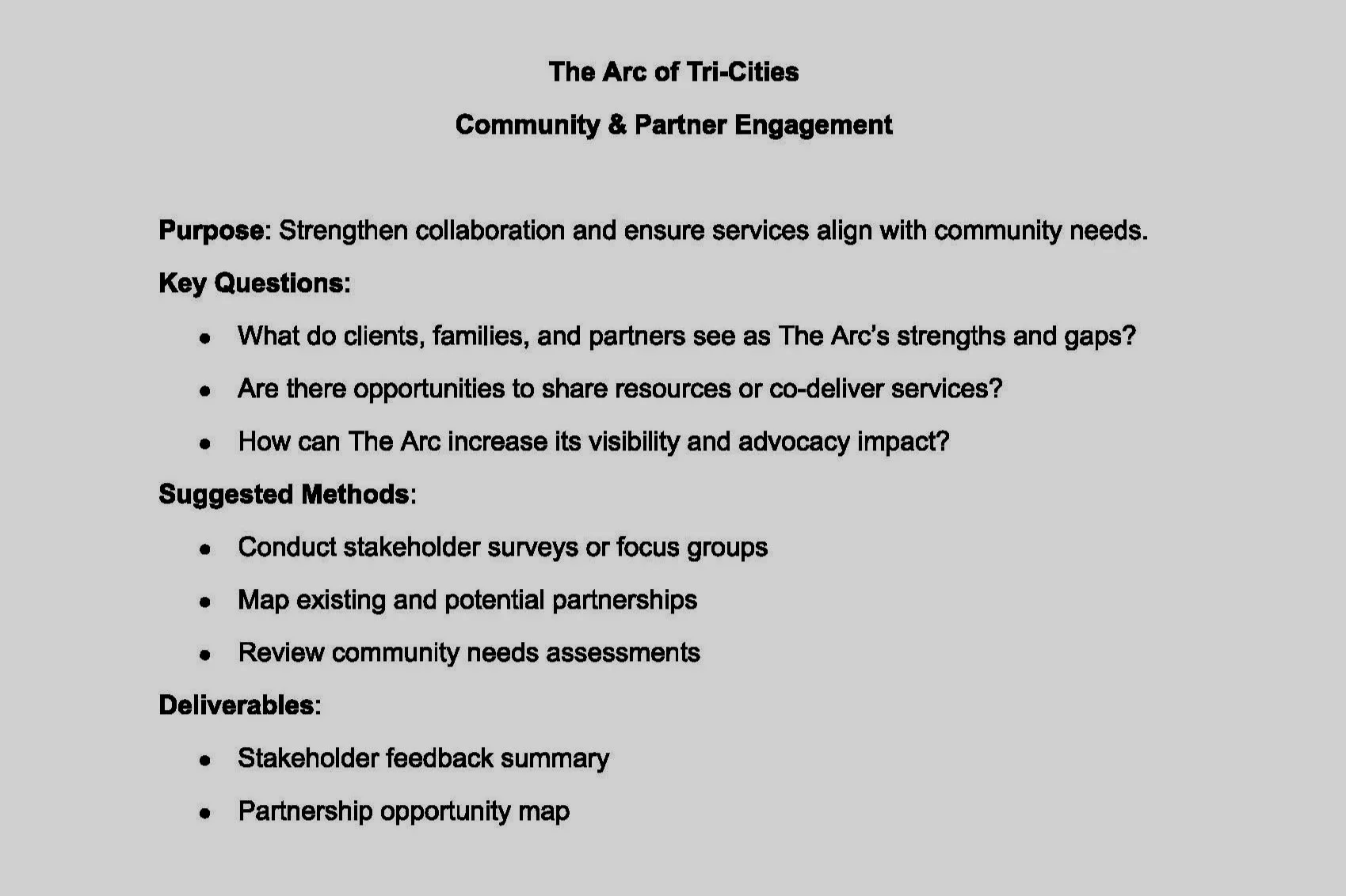 Community & Partner Engagement