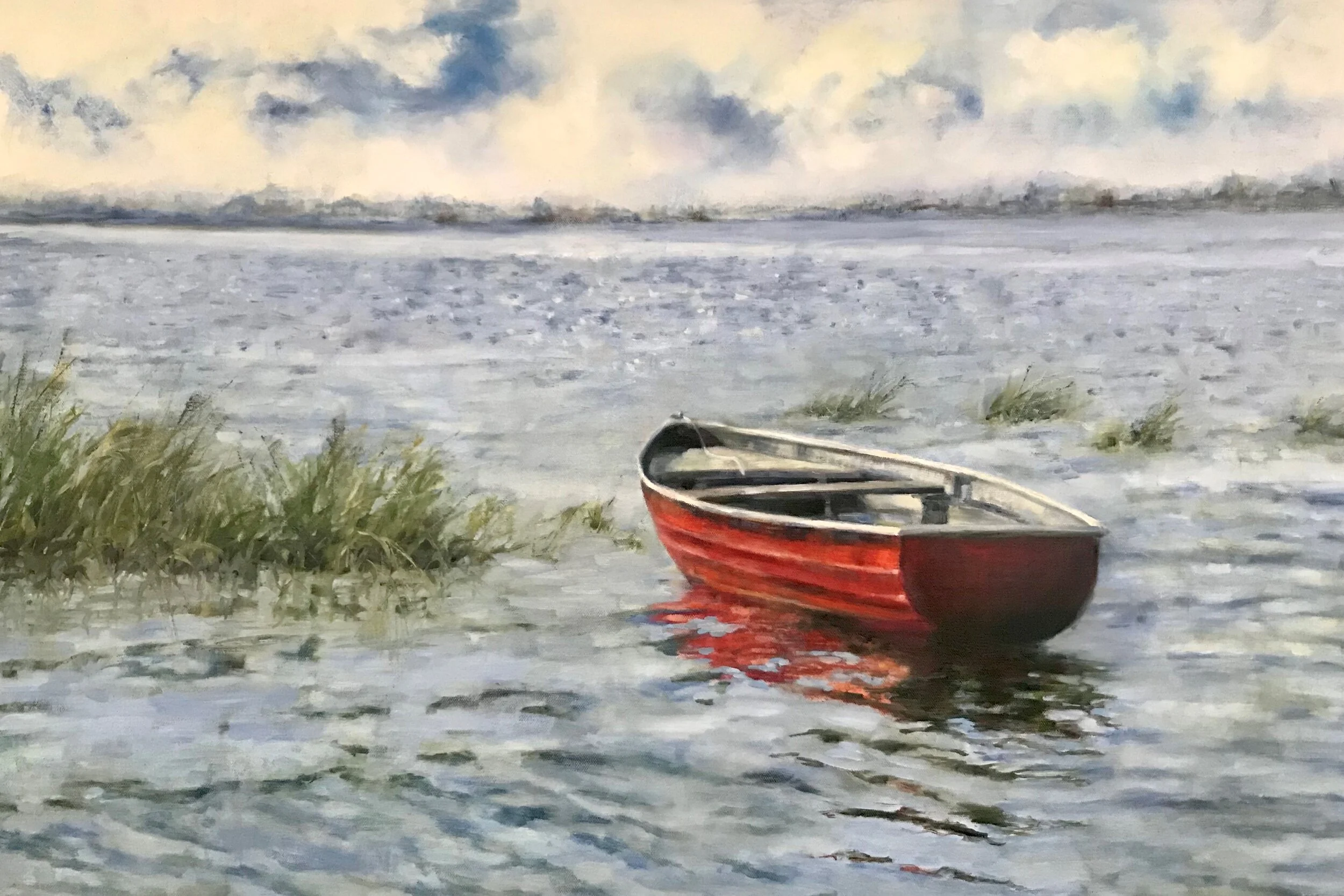 Break For The Sun - 24"x36" Oil On Gallery Wrapped Canvas