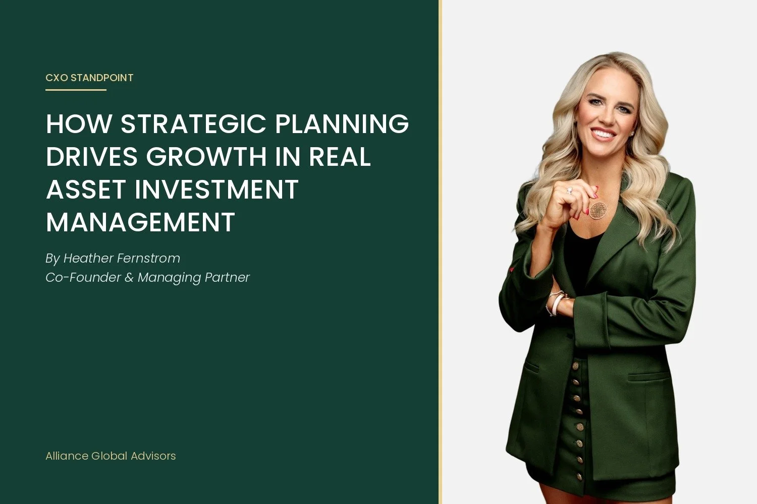 How Strategic Planning Drives Growth in Real Asset Investment Management