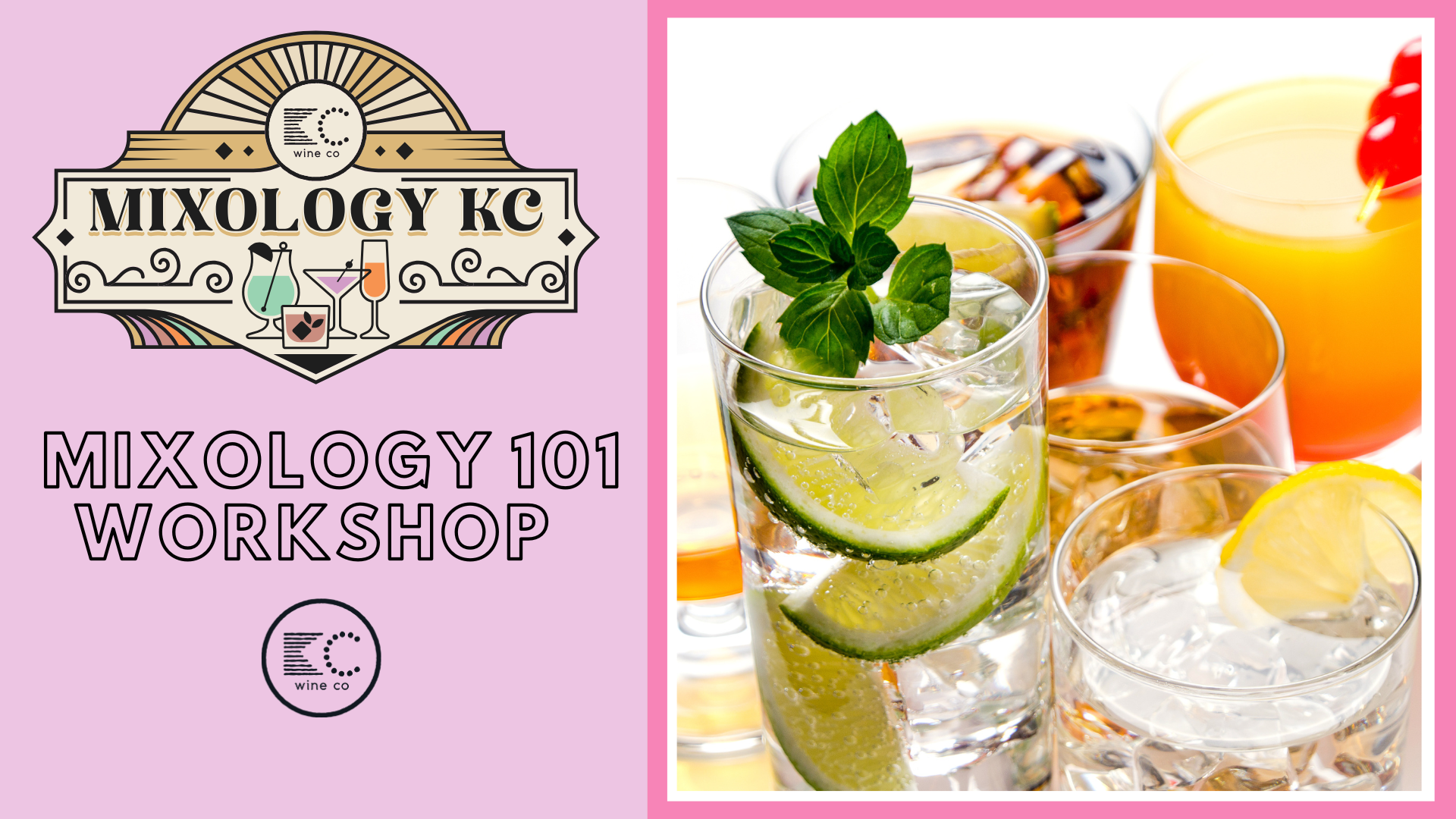 Mixology 101 workshop {ticketed}