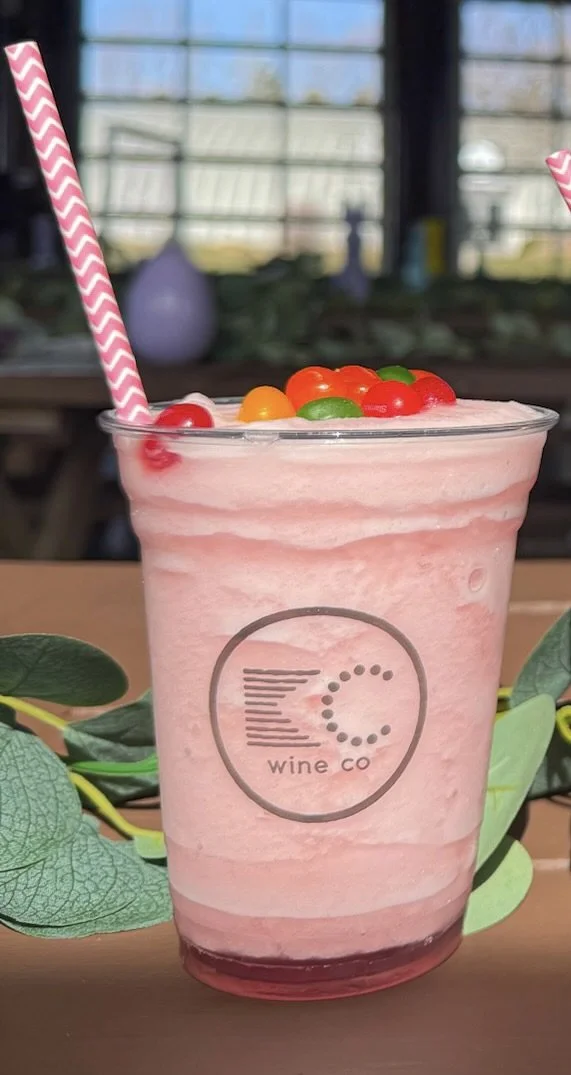 Bunny bellini wine slush