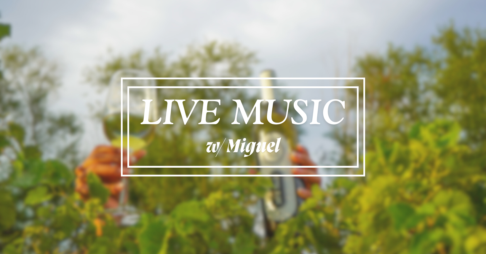 live music w/ miguel