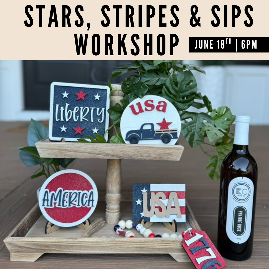 Patriotic Tiered Tray Workshop {ticketed}