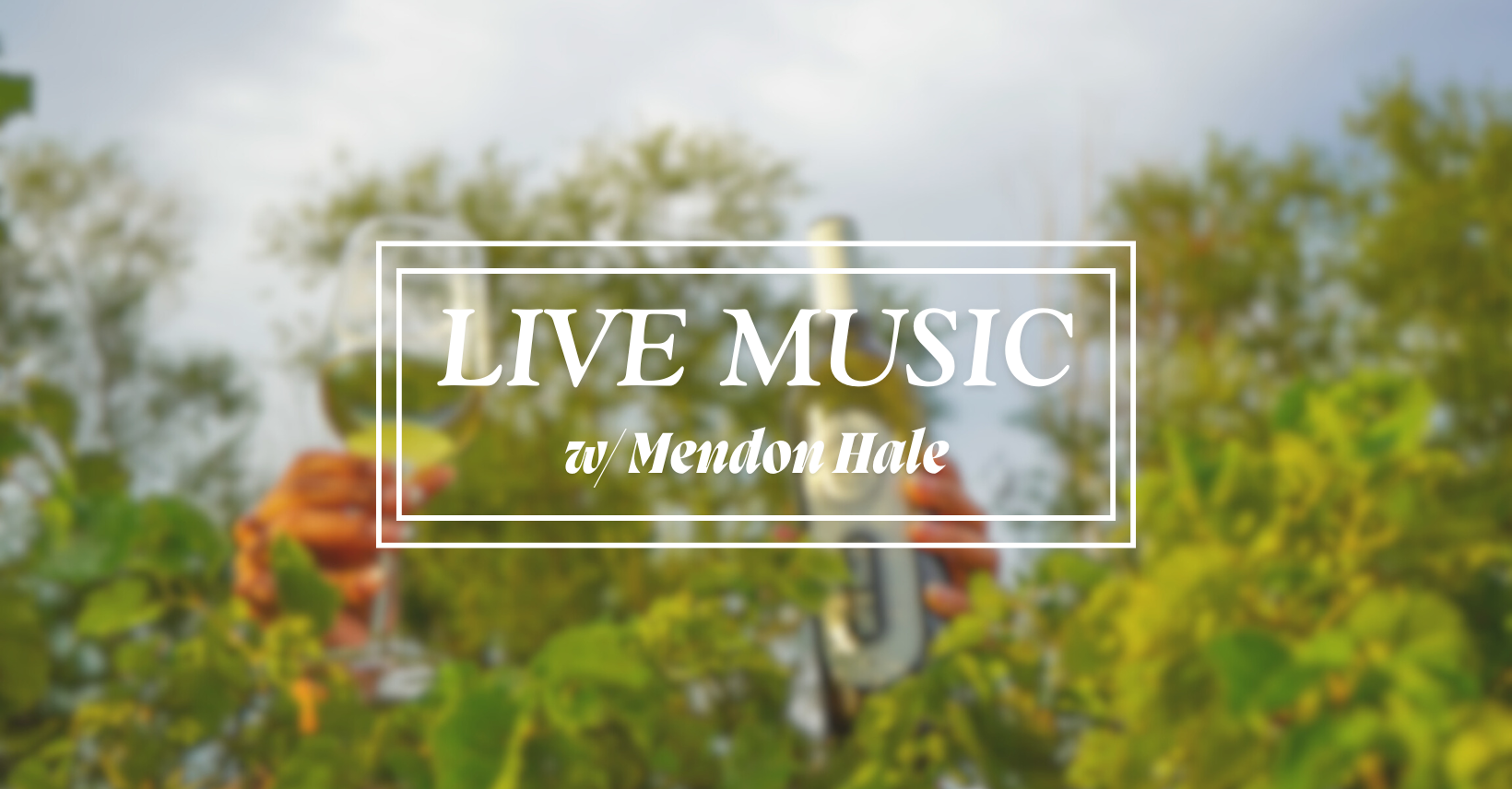 Live Music w/ Mendon Hale