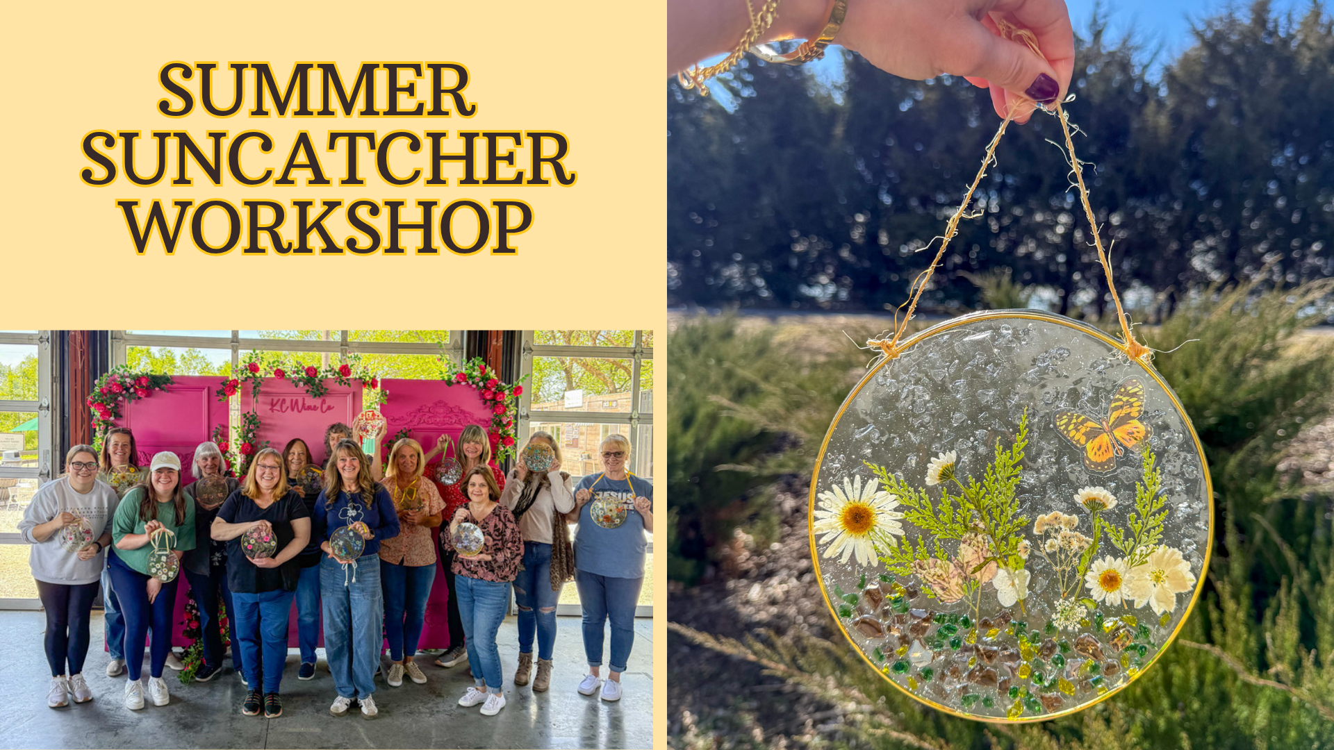 Make &amp; Take Suncatcher class {Ticketed} 