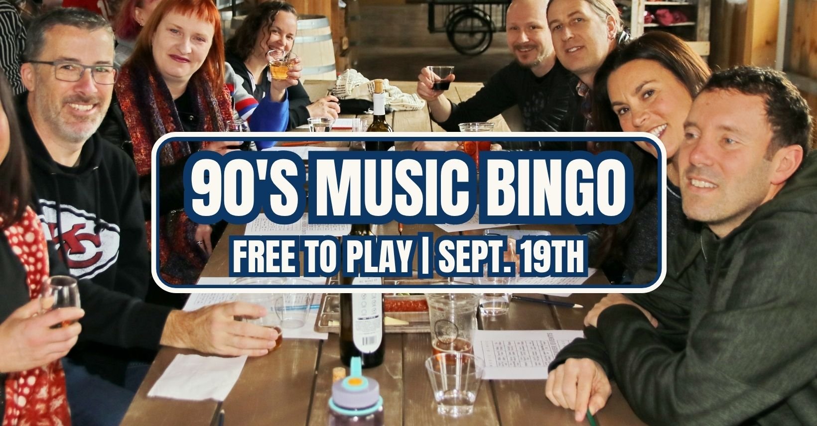 90's Music Bingo (FREE to Play)