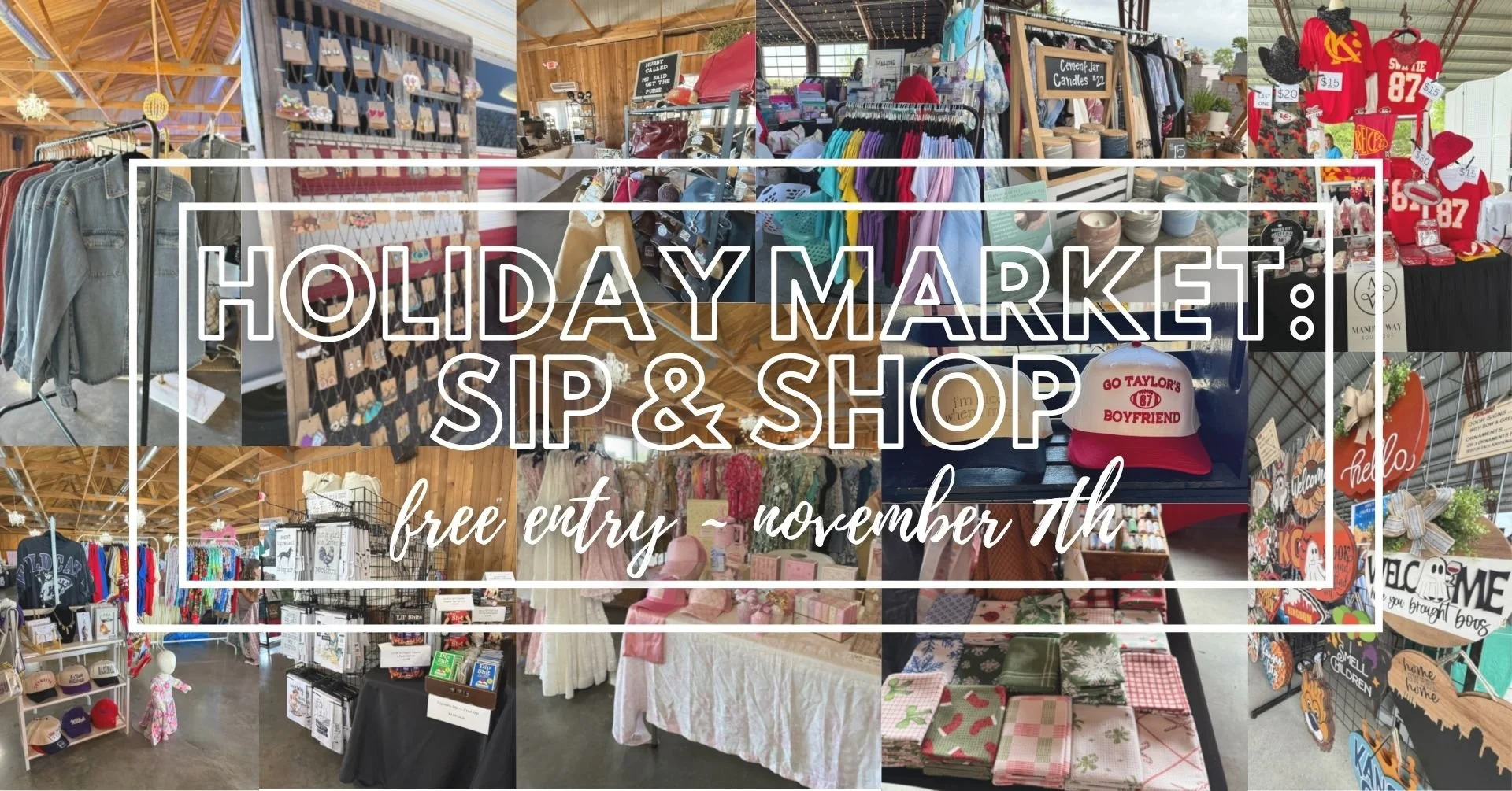 Holiday Market: Sip & Shop (FREE ENTRY)