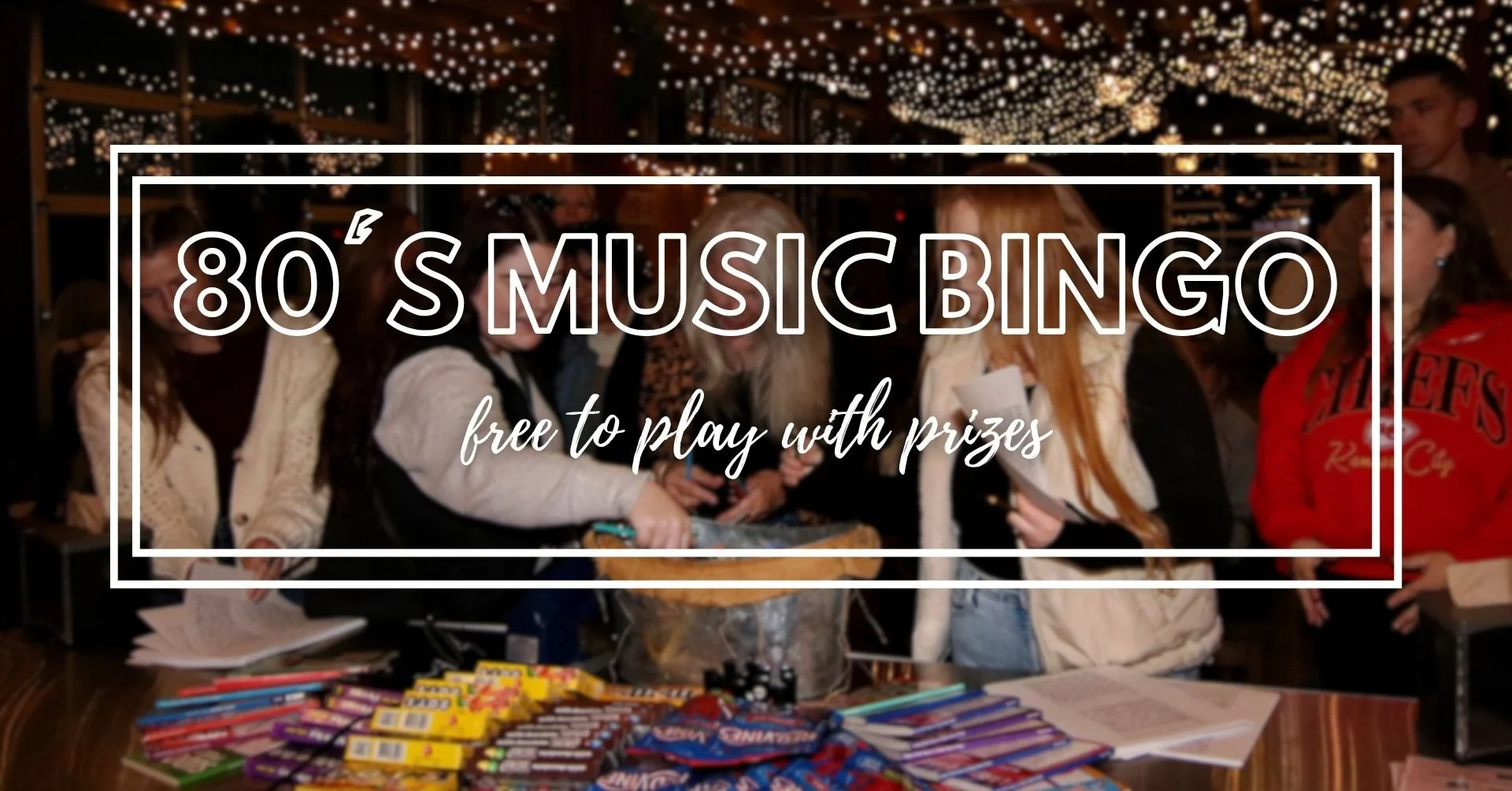 80's Music Bingo (Free to Play w/ Prizes)